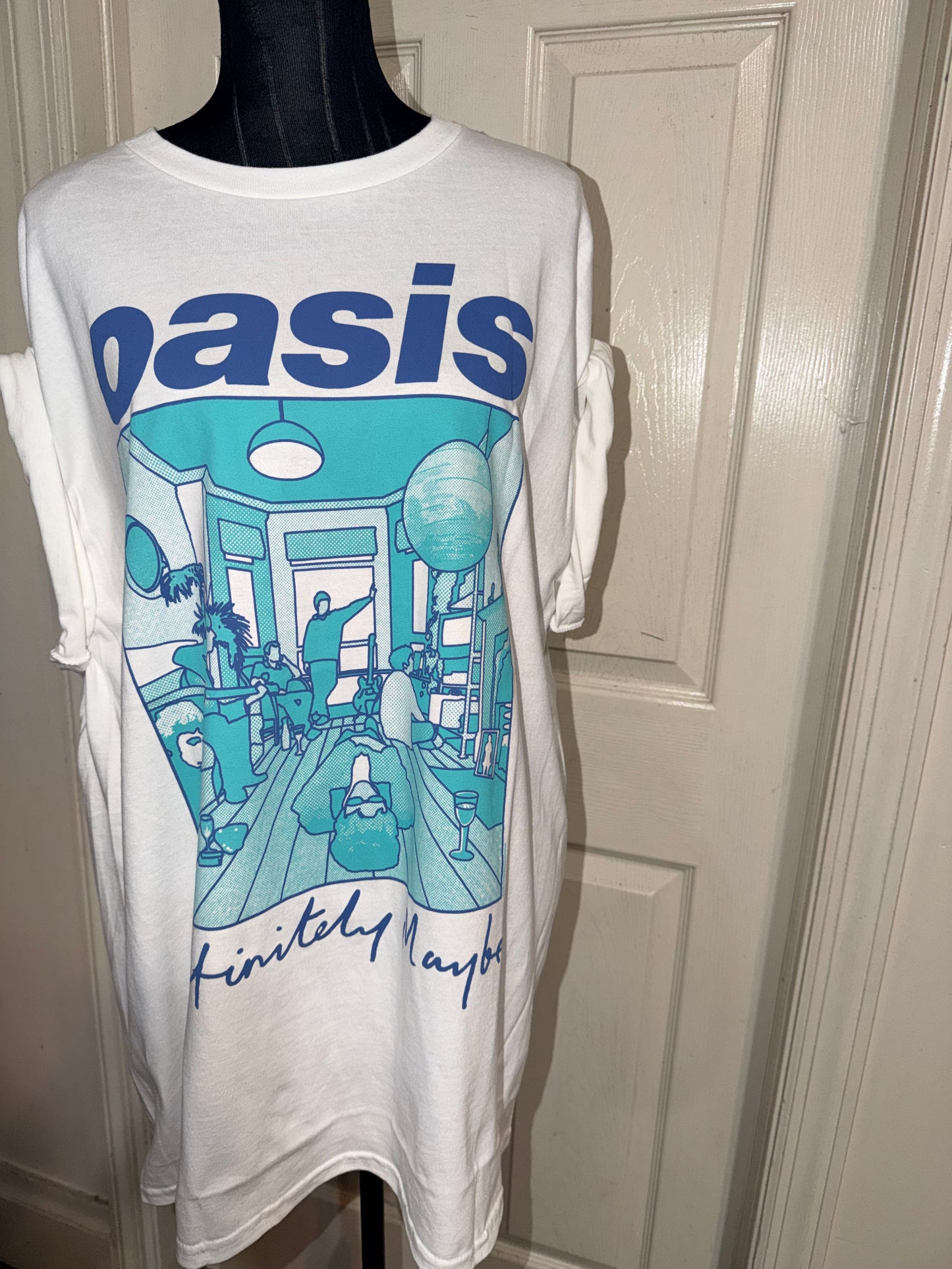 Oasis Oversized Distressed Tee