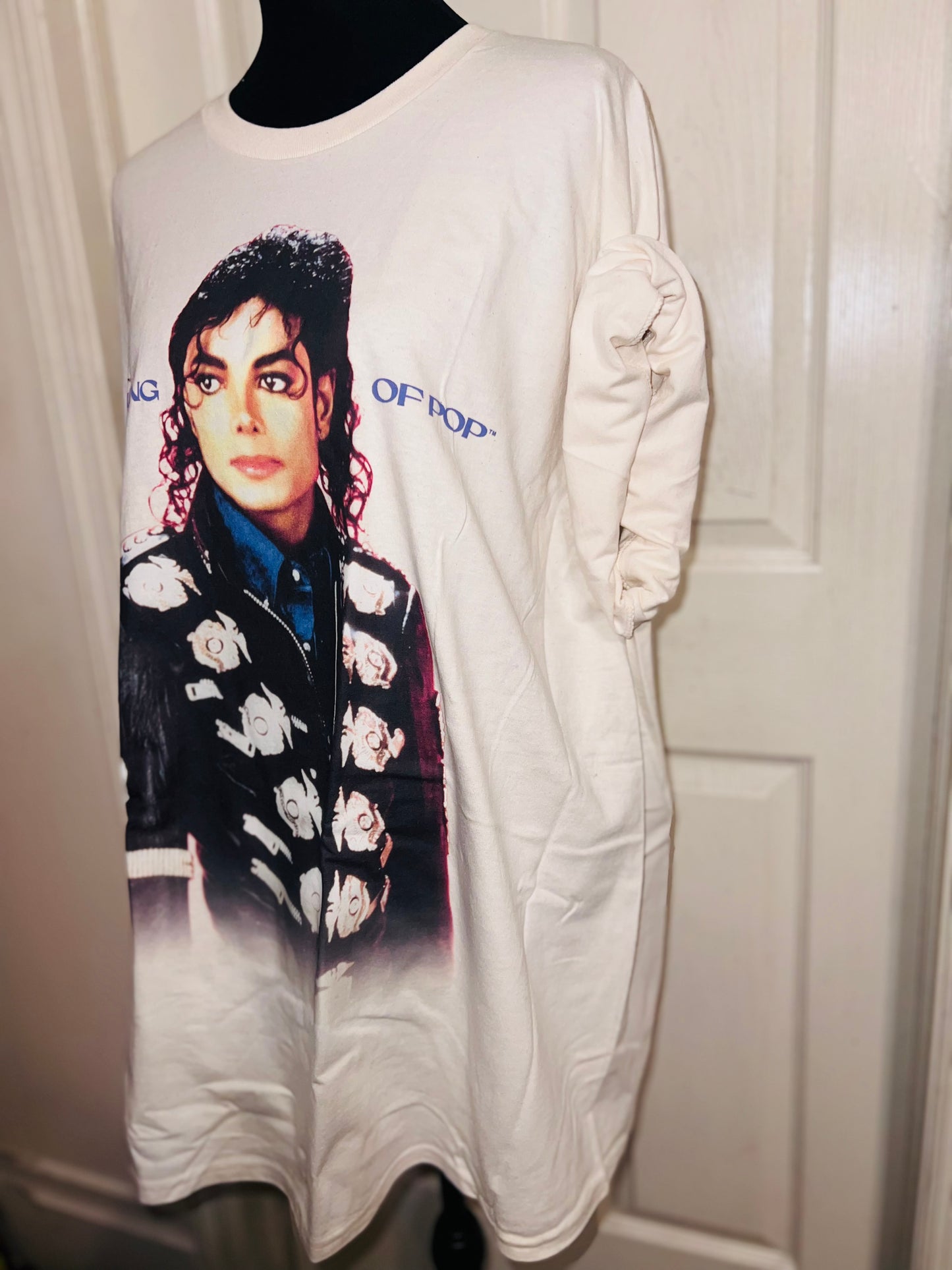 Michael Jackson Oversized Distressed Tee