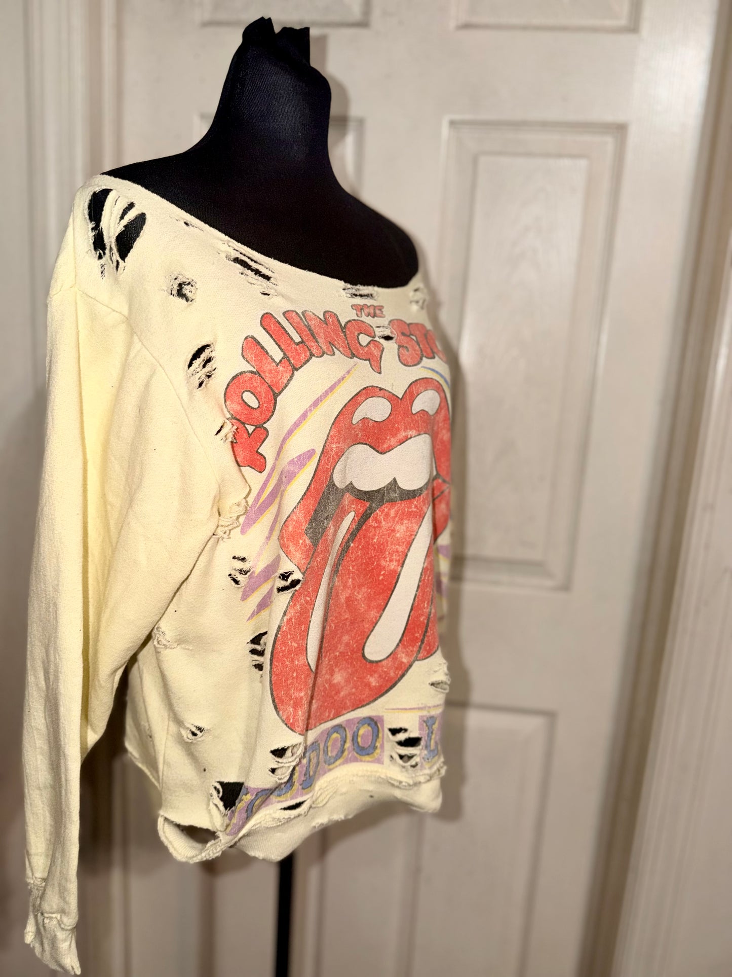 The Rolling Stones Distressed Sweatshirt