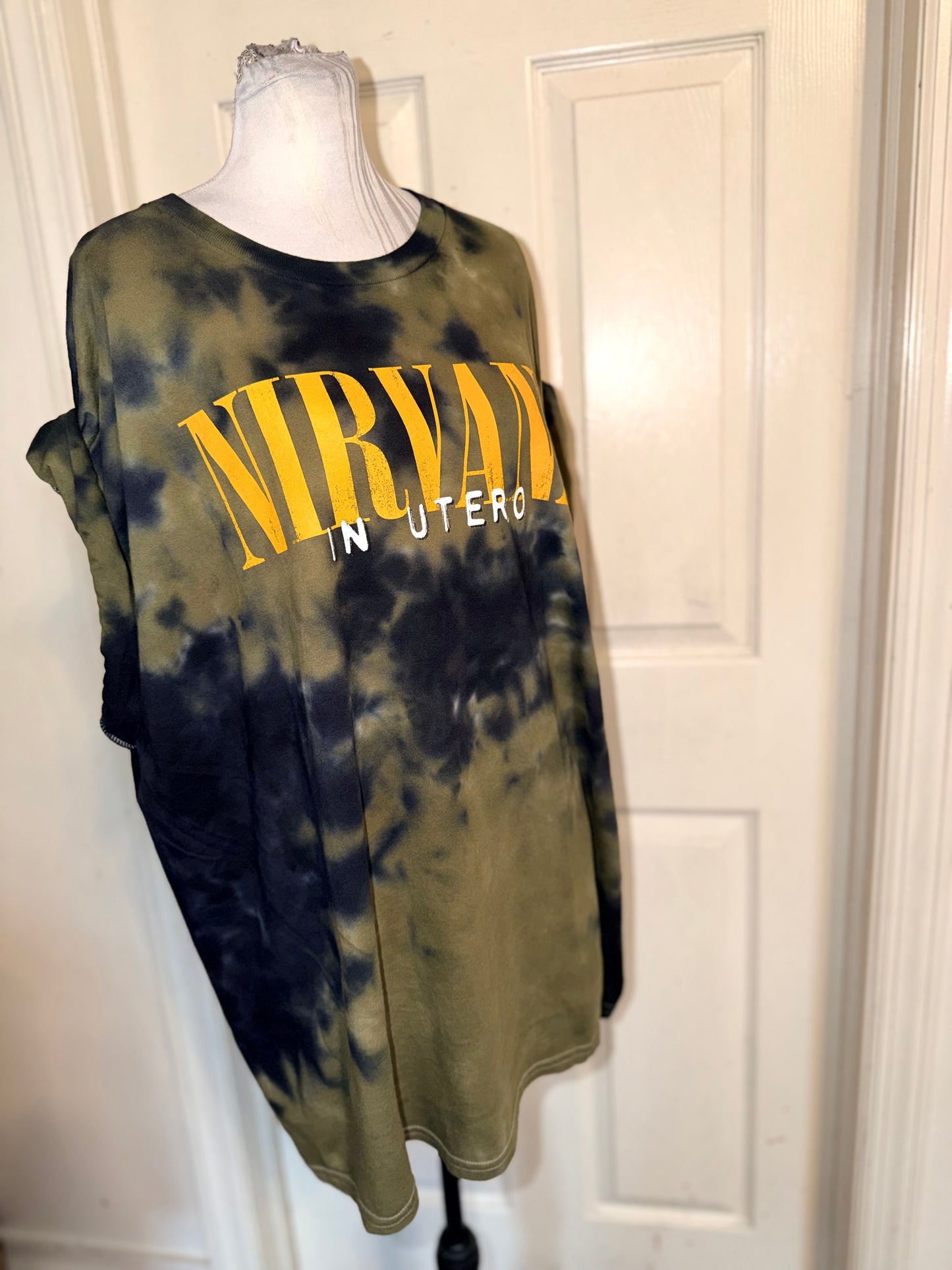 Nirvana Double Sided Oversized Tee
