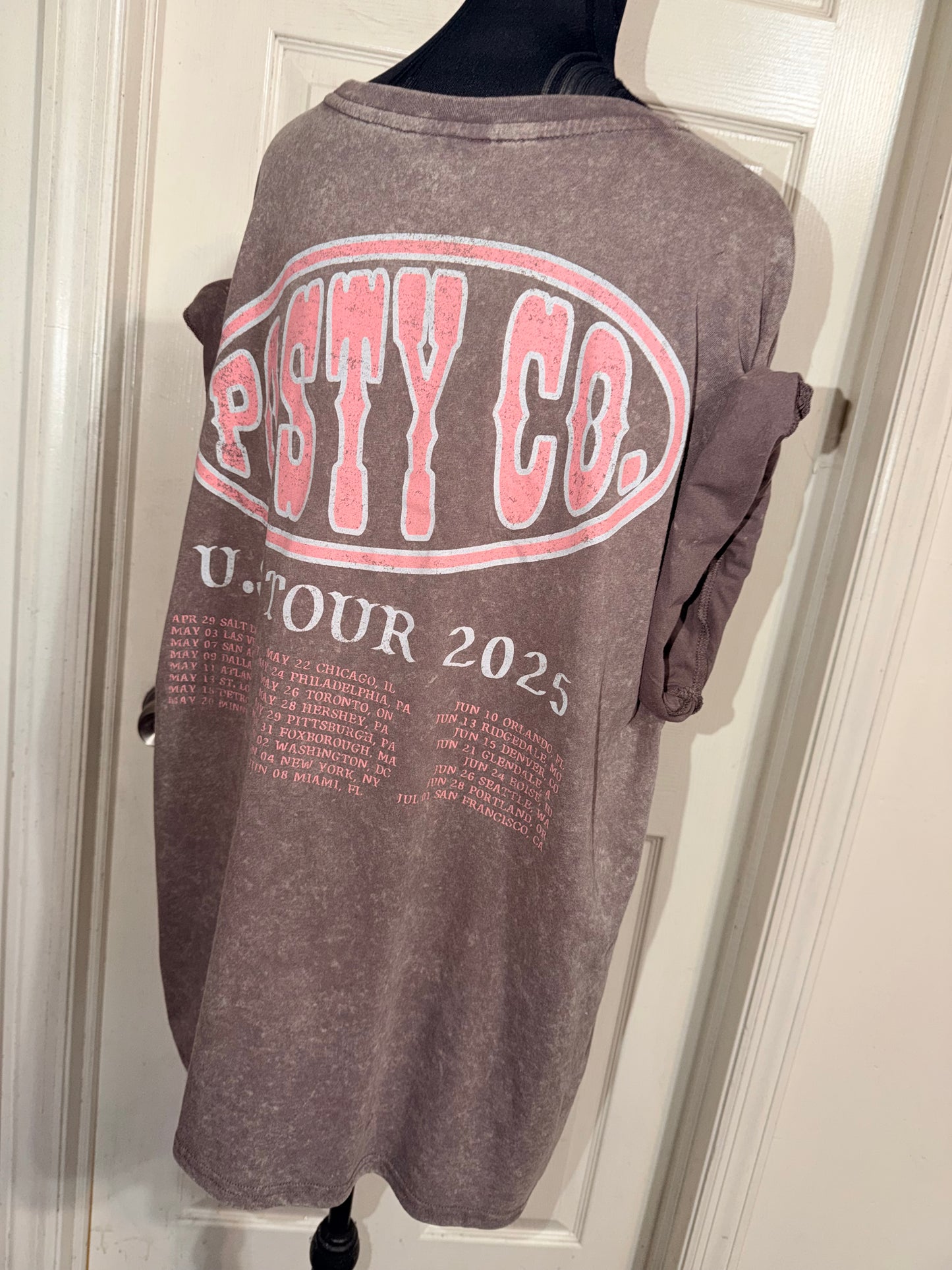 Post Malone Double Sided Oversized Distressed Tee