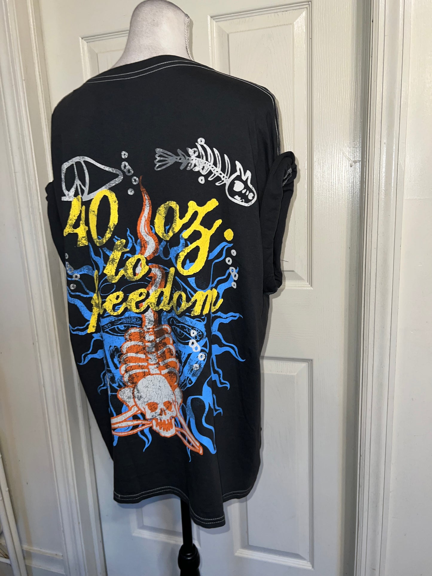 Sublime Double Sided Oversized Distressed Tee