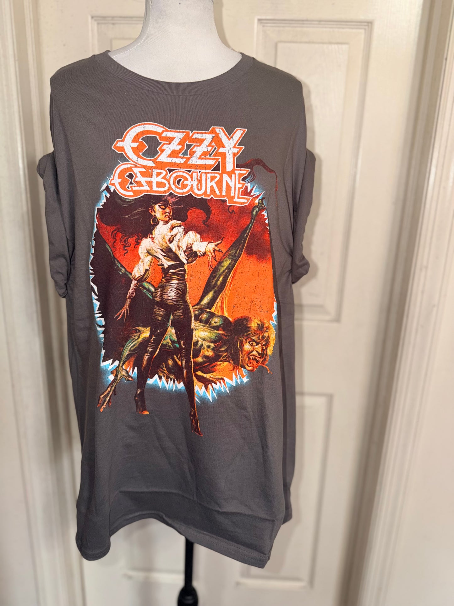 Ozzy Osbourne Oversized Distressed Tee