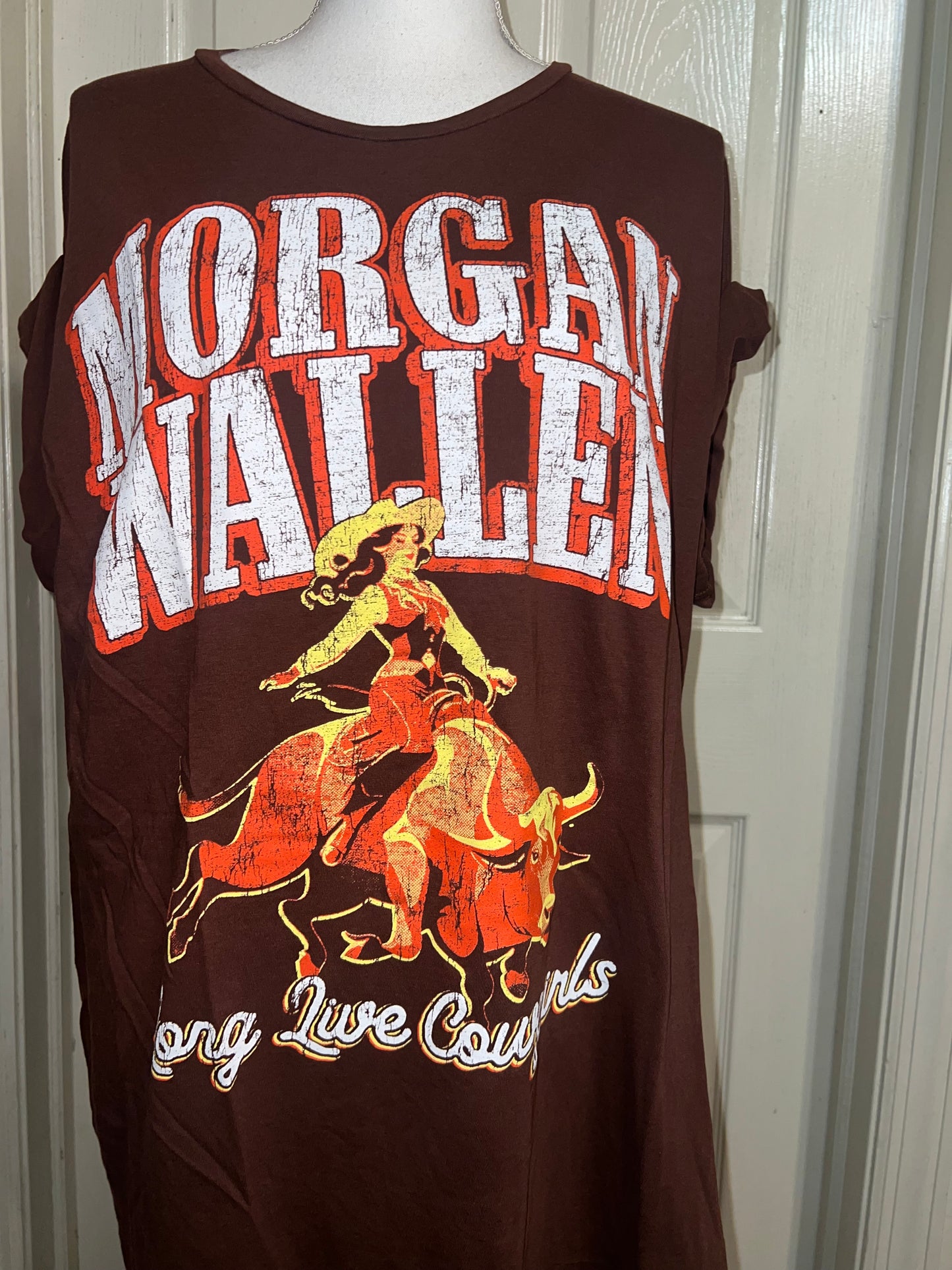 Morgan Wallen Oversized Distressed Tee