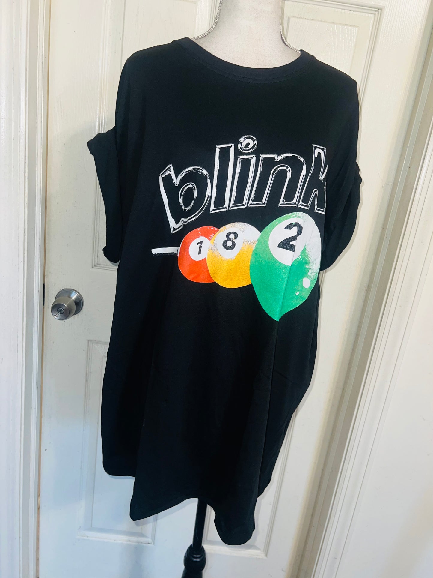 Blink-182 Oversized Distressed Tee