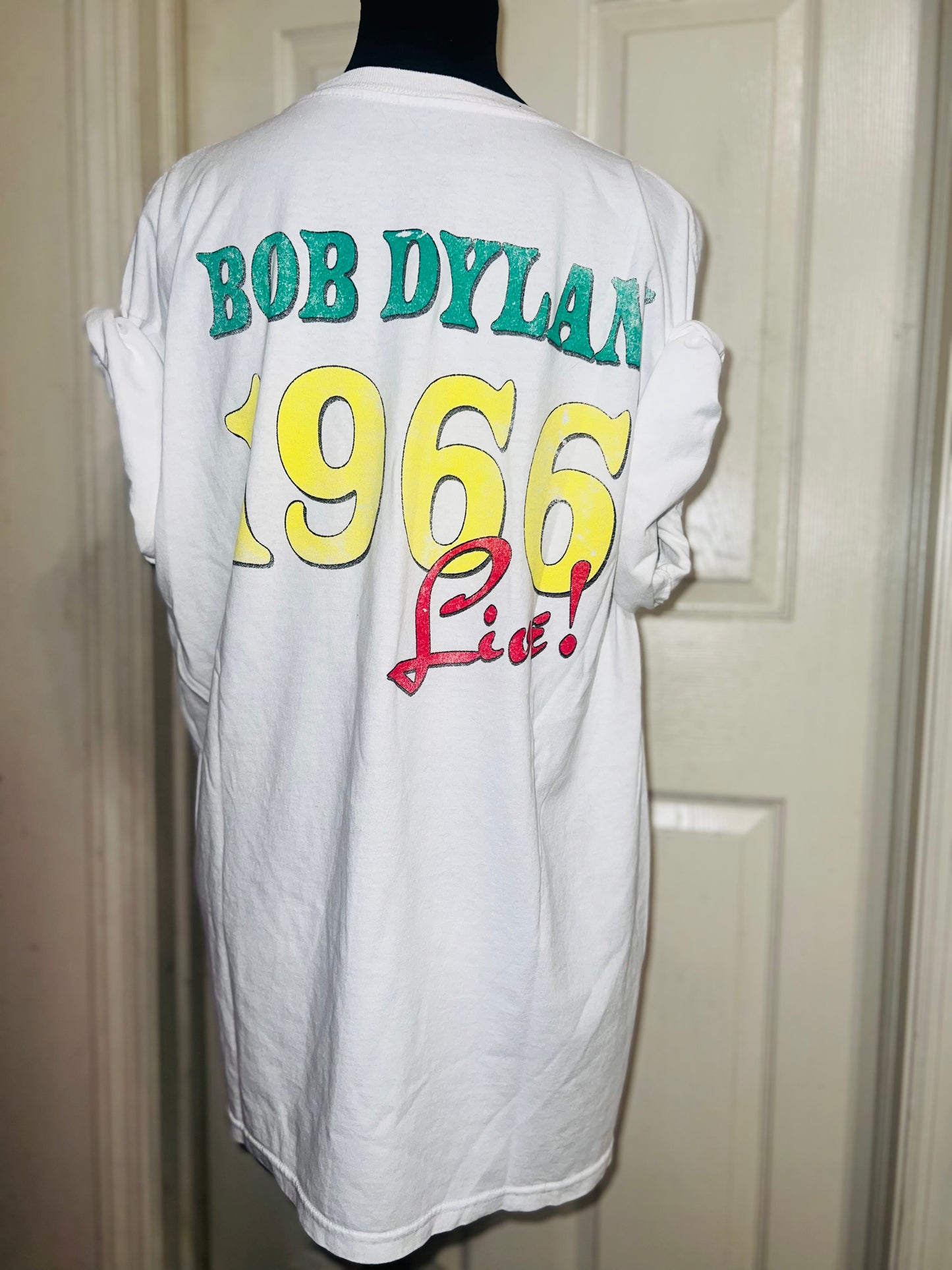 Bob Dylan Double Sided Oversized Distressed Tee