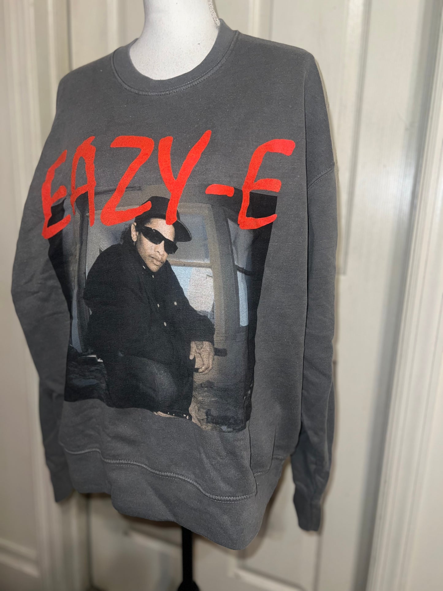 Eazy-E Oversized Distressed Sweatshirt