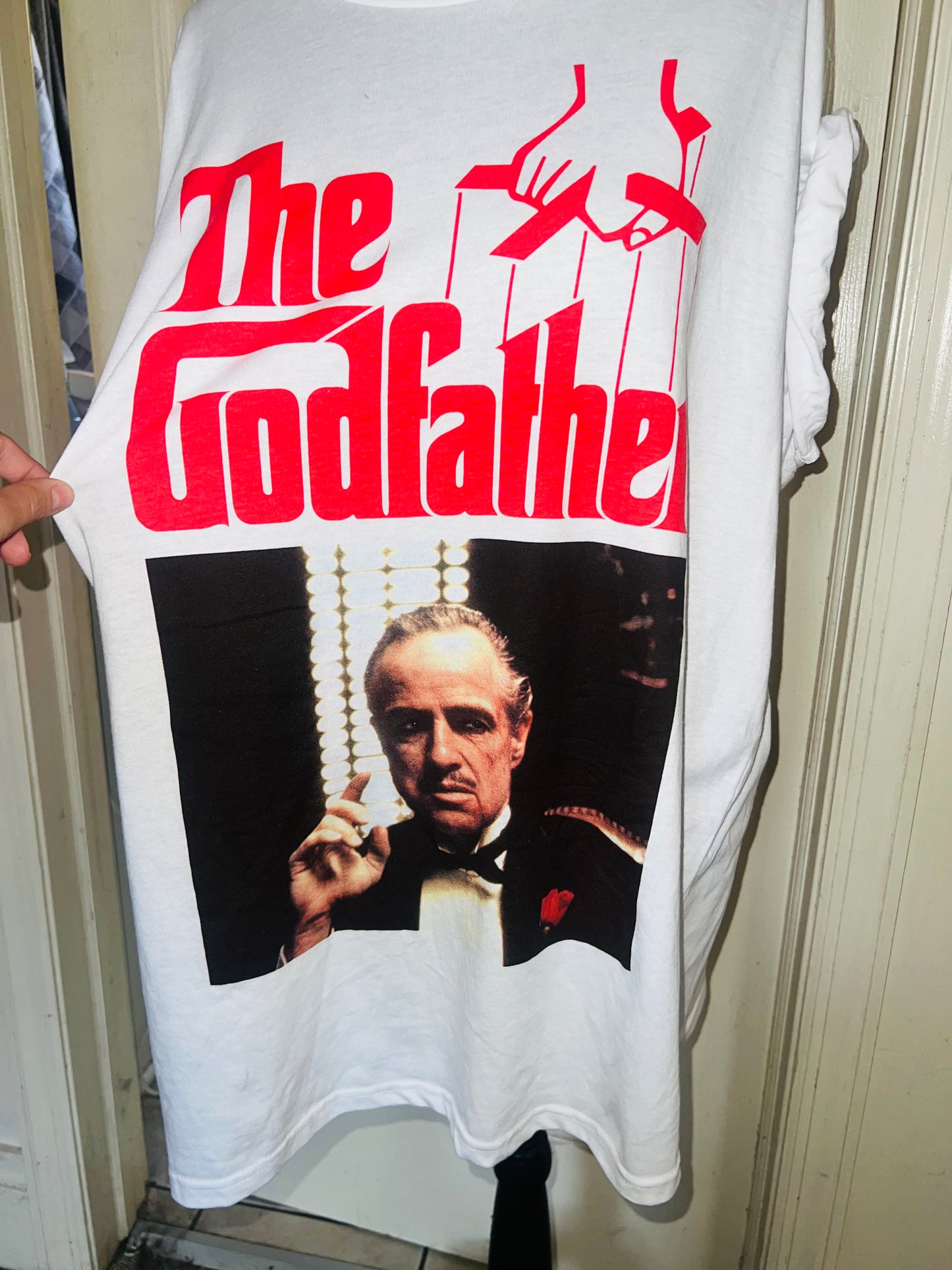 The Godfather Oversized Distressed Tee