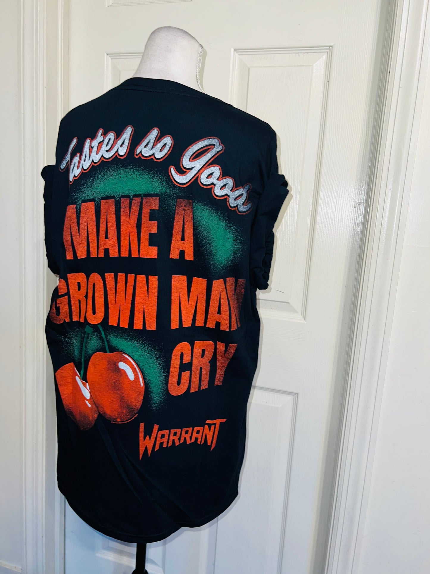 Warrant Double Sided Oversized Distressed Tee