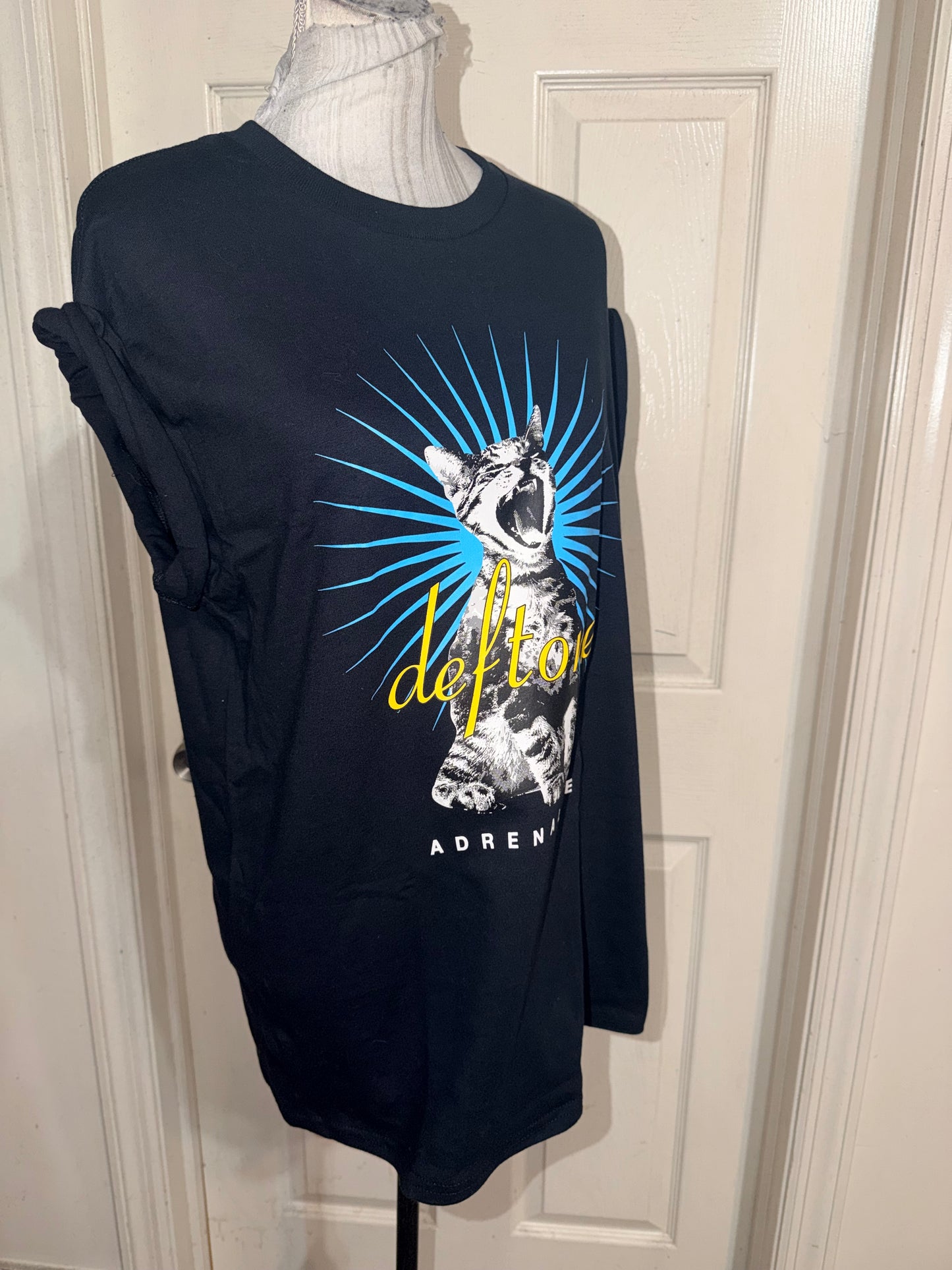 Deftones Oversized Distressed Tee
