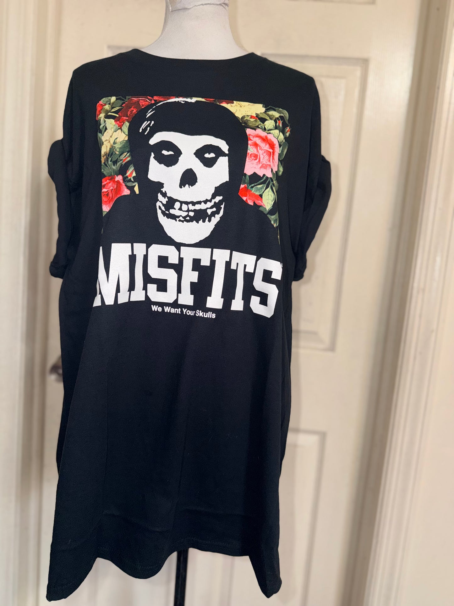 The Misfits Oversized Distressed Tee