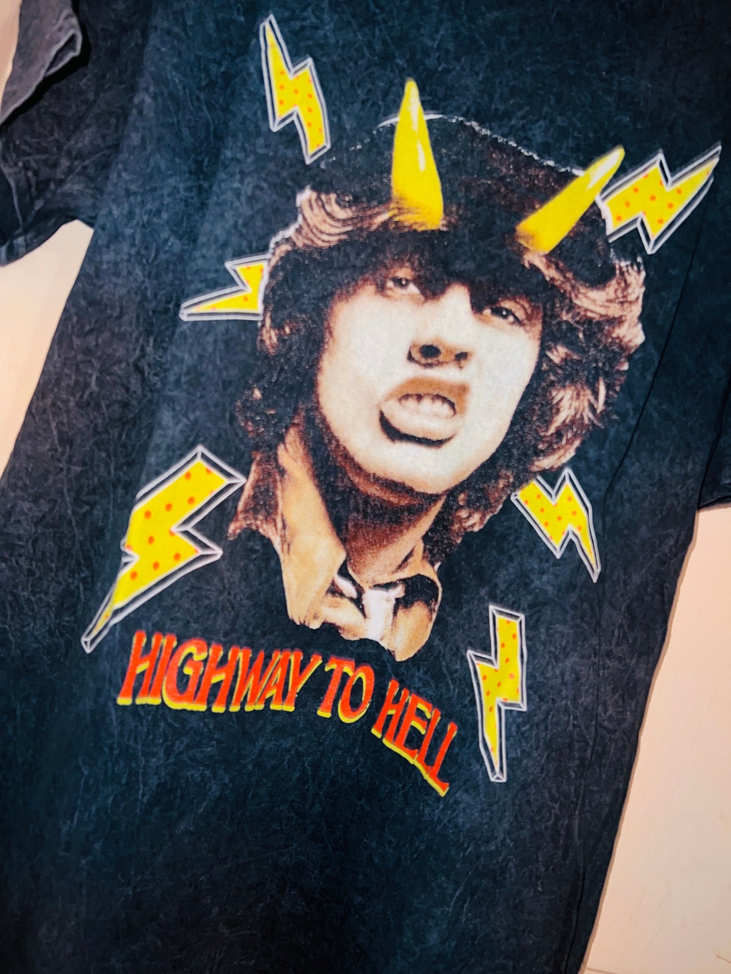 AC/DC Angus Young Highway to Hell Oversized Tee