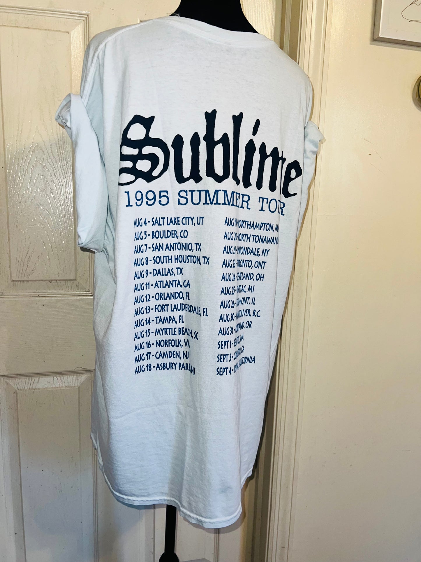 Sublime Double Sided Oversized Distressed Tee