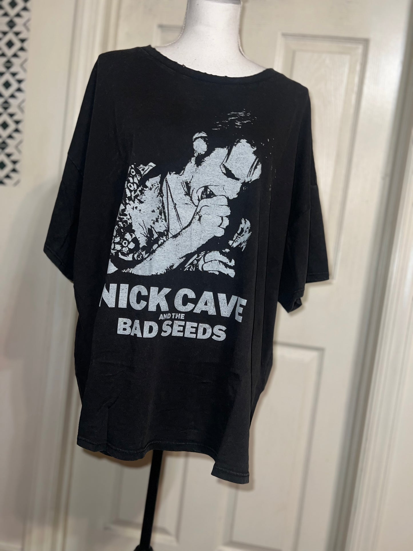 Nick Cave & The Bad Seeds Oversized Distressed Tee