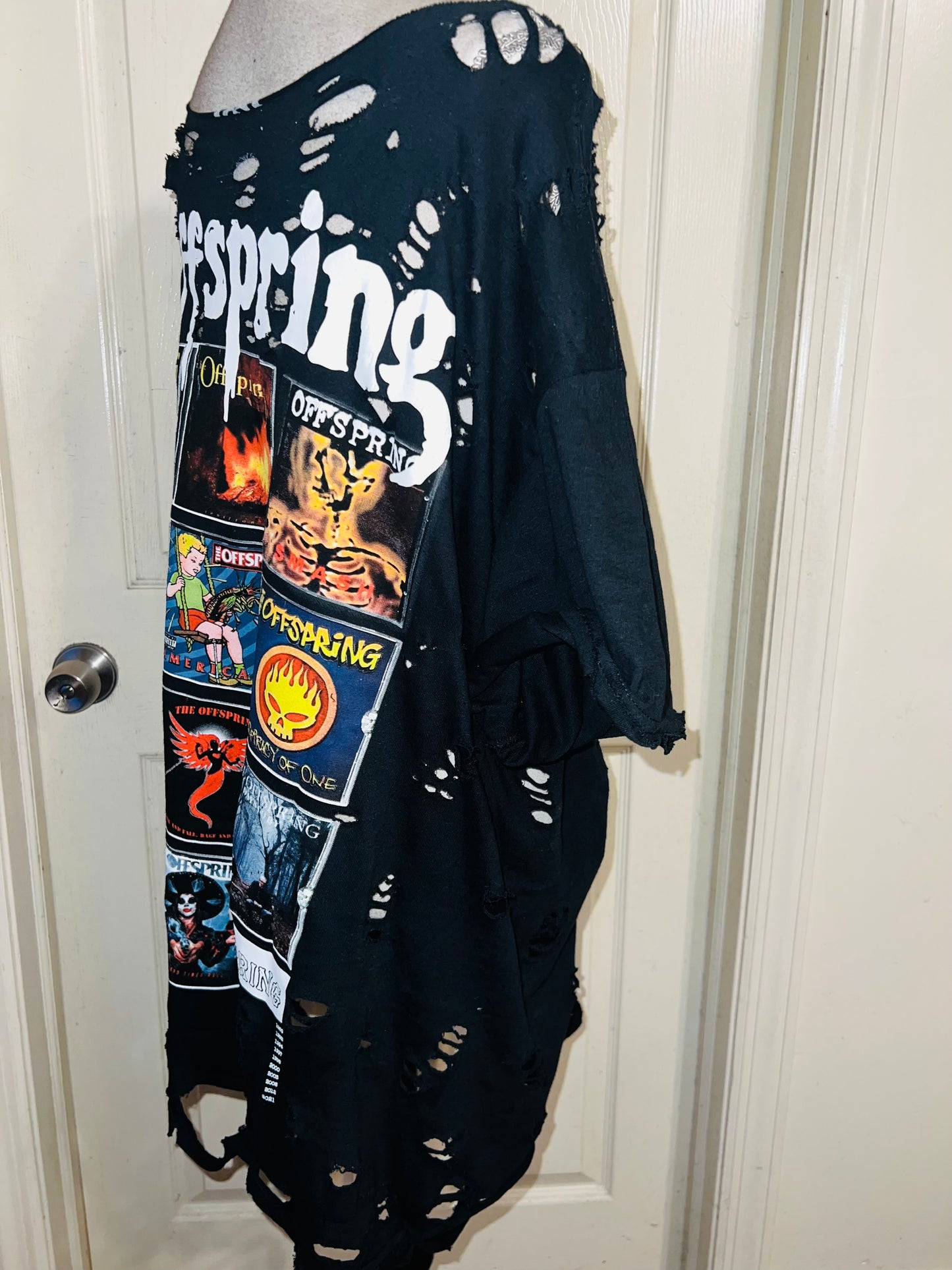 The Offspring Double Sided Oversized Distressed Tee