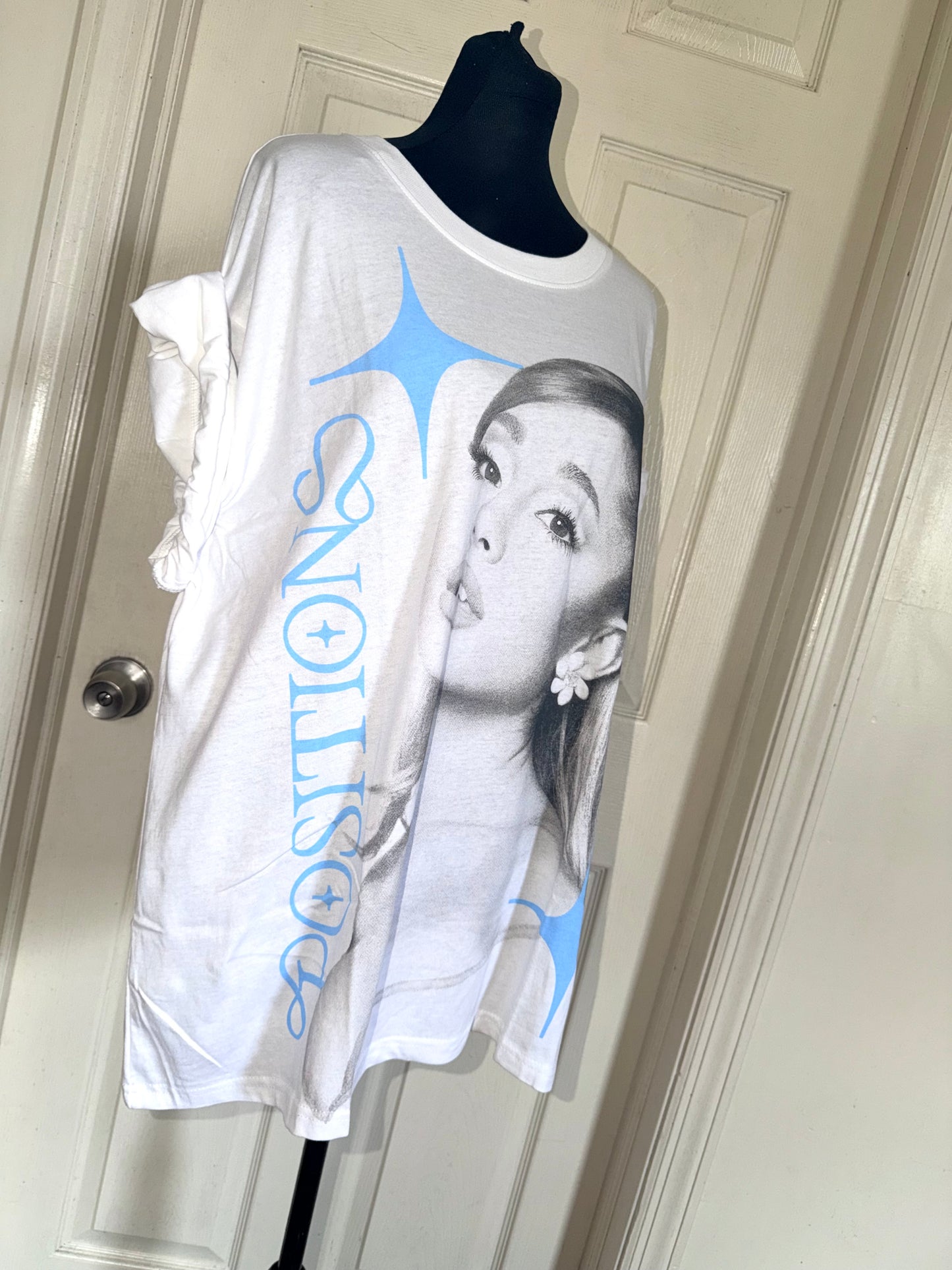 Ariana Grande Oversized Distressed Tee