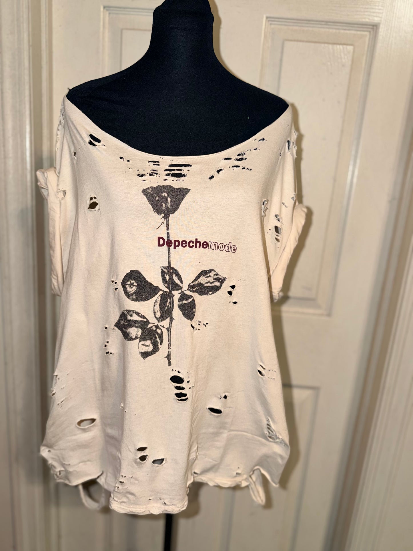 Depeche Mode Oversized Distressed Tee (as is)