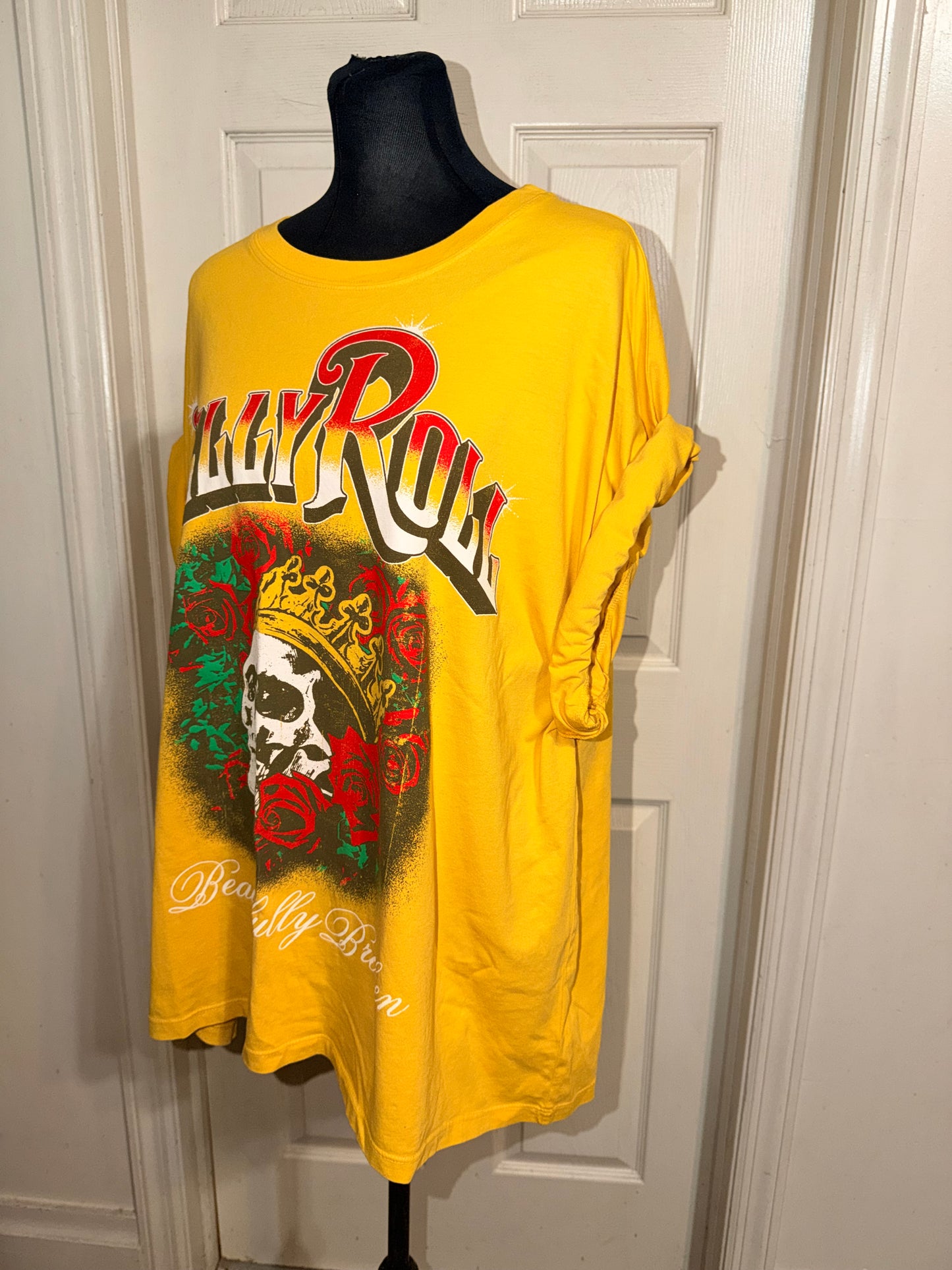 Jelly Roll Double Sided Oversized Distressed Tee