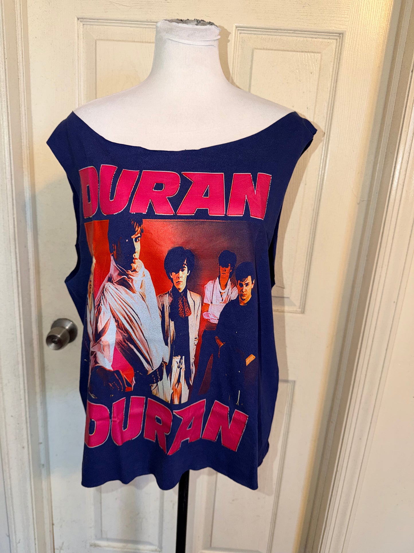 Duran Duran Oversized Distressed Tank