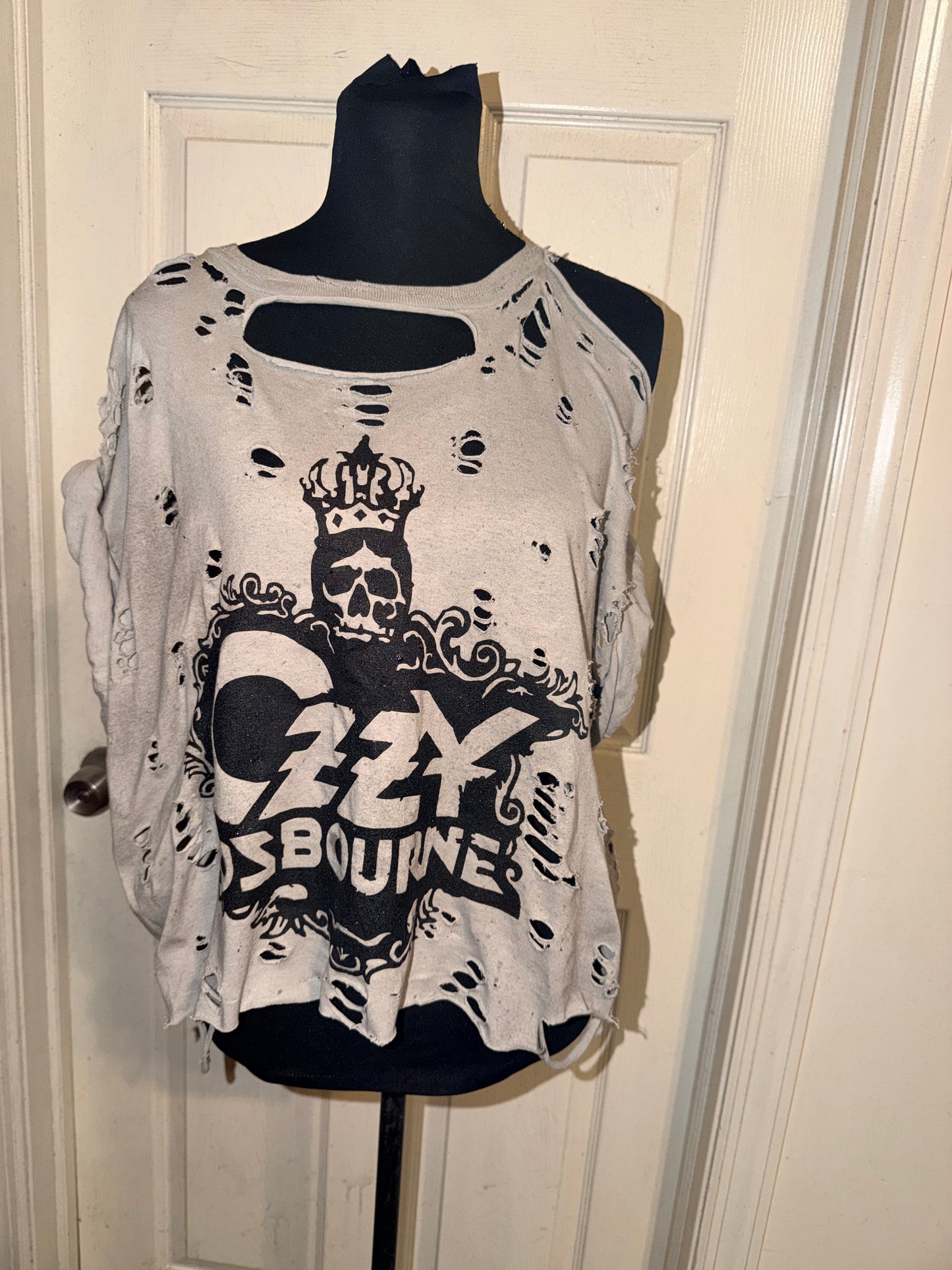Ozzy Osbourne Oversized Distressed Tee (As Is)