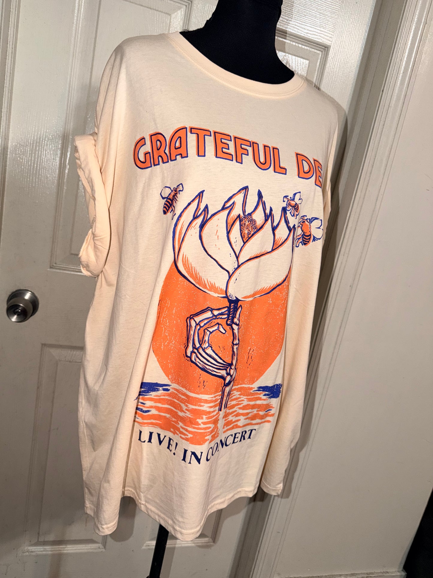 Grateful Dead Oversized Distressed Tee