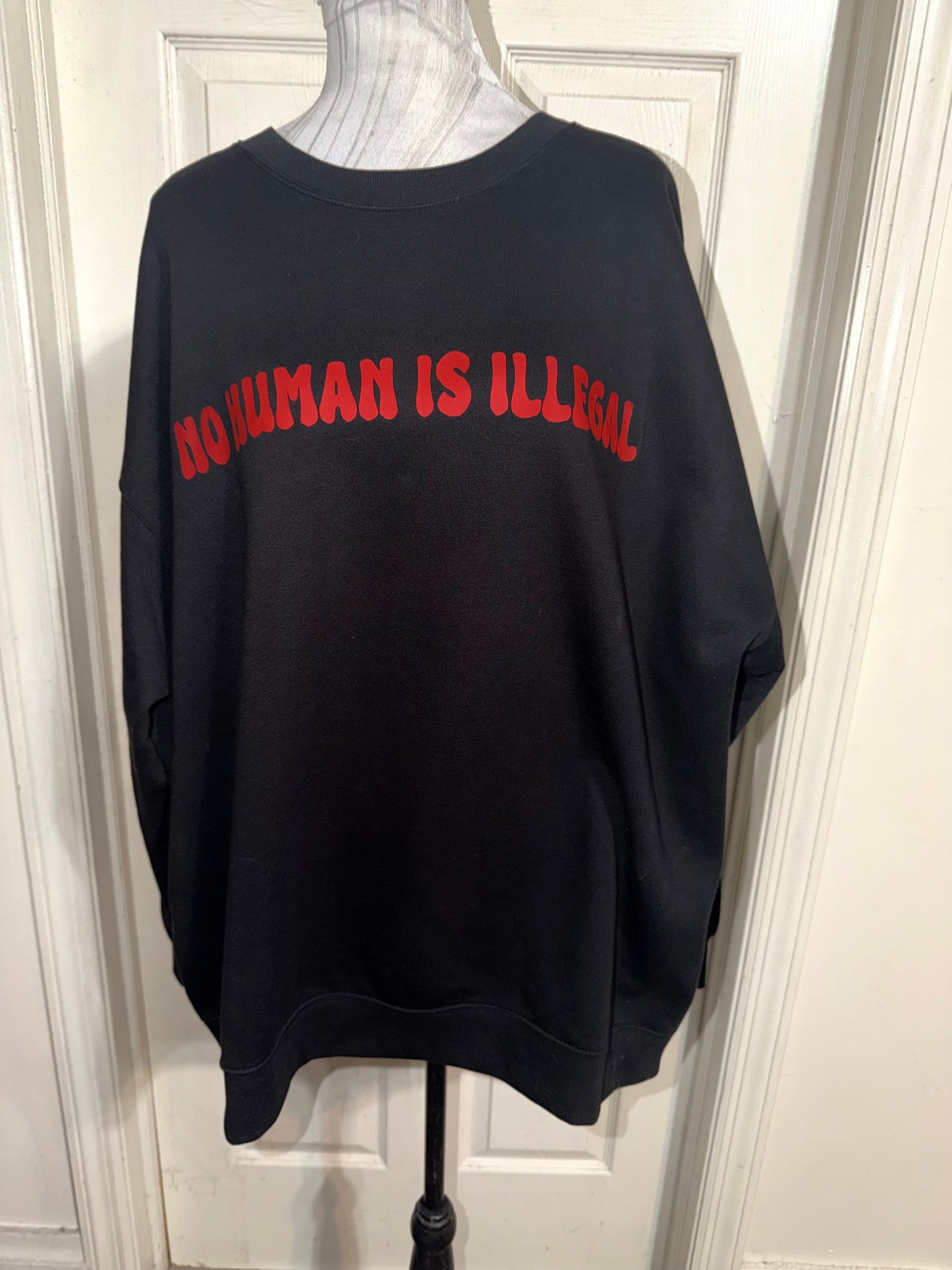 Abolish ICE Double Sided Oversized Tee or Sweatshirt