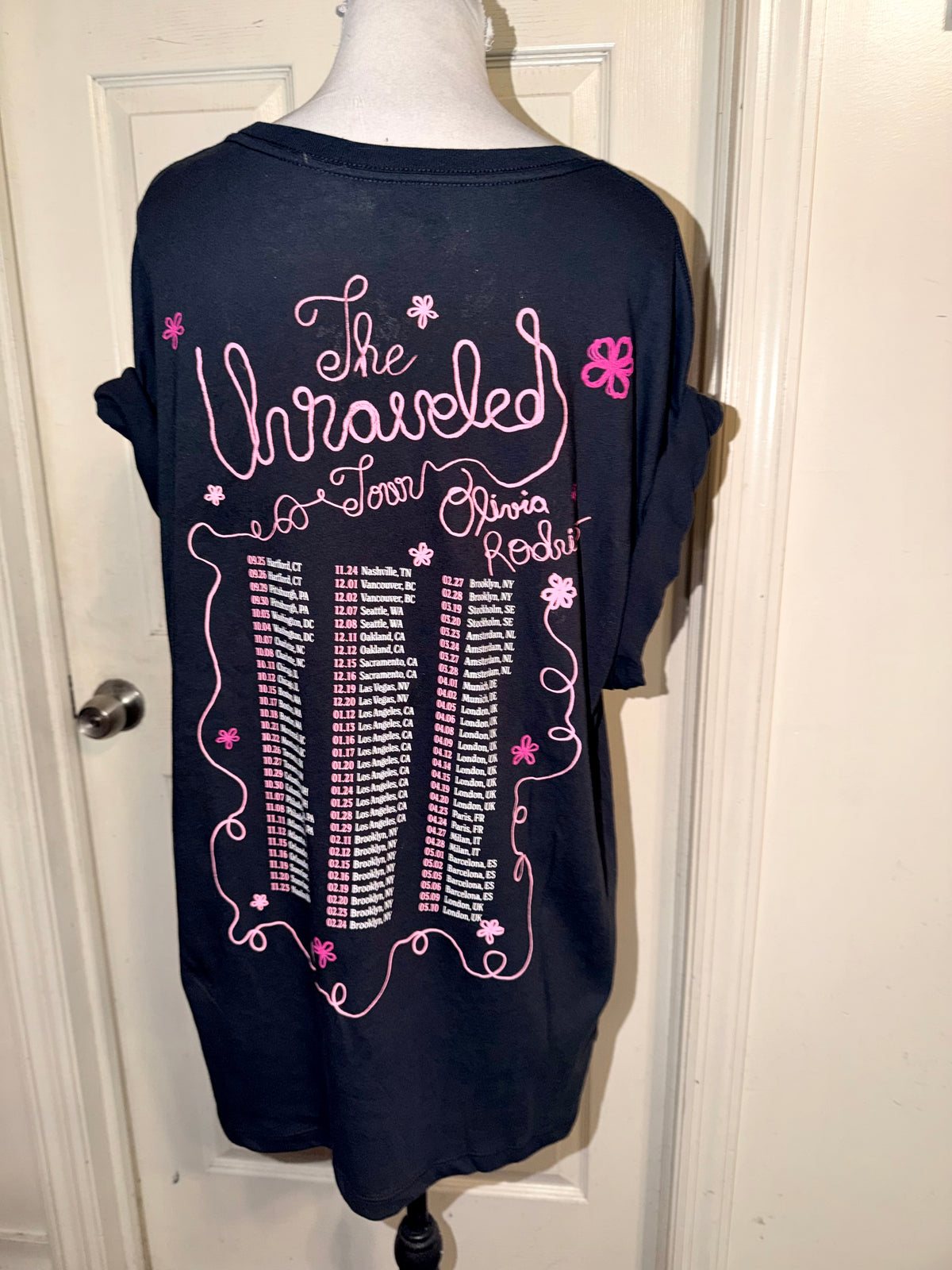 Olivia Rodrigo Double Sided Oversized Tee