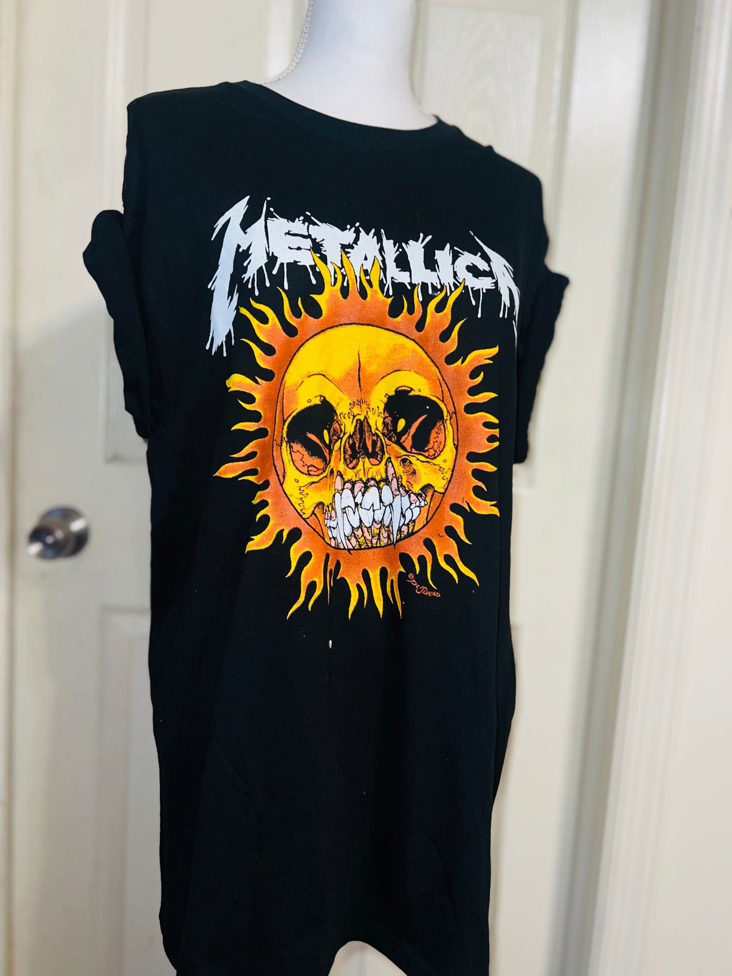 Metallica Oversized Distressed Tee