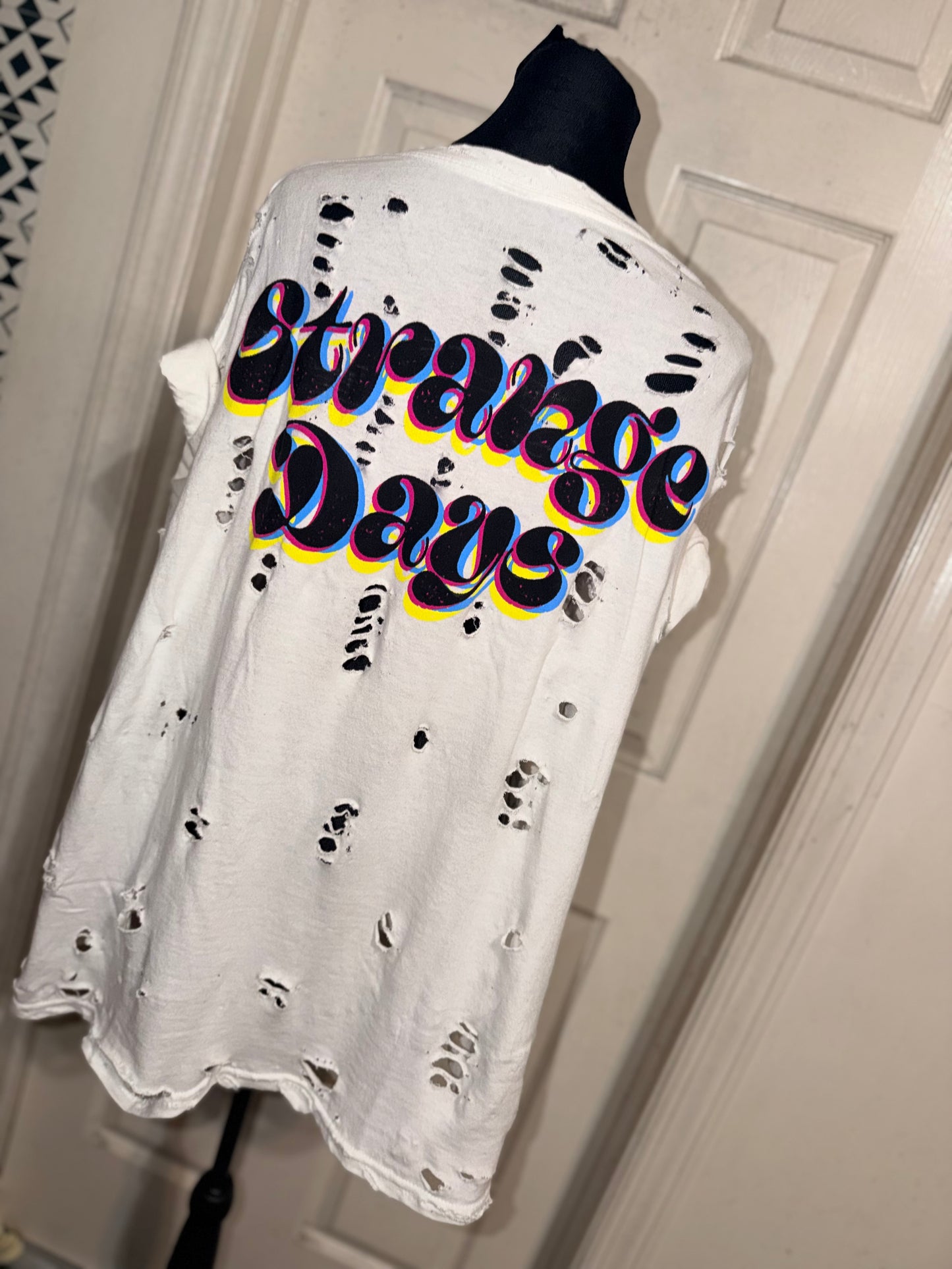 The Doors Double Sided Oversized Distressed Tee