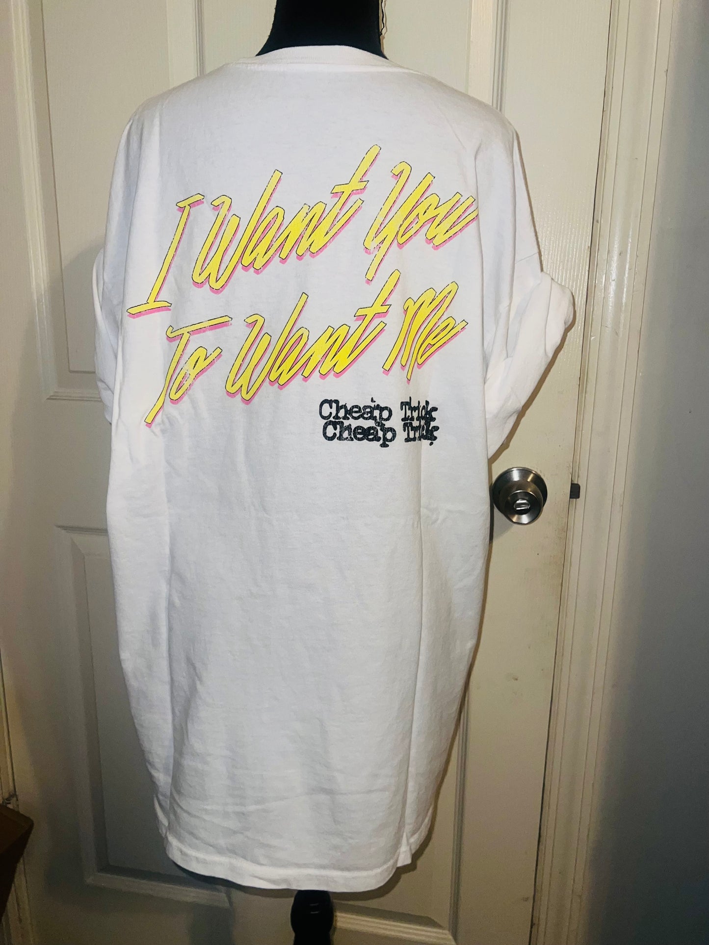Cheap Trick Double Sided Oversized Tee