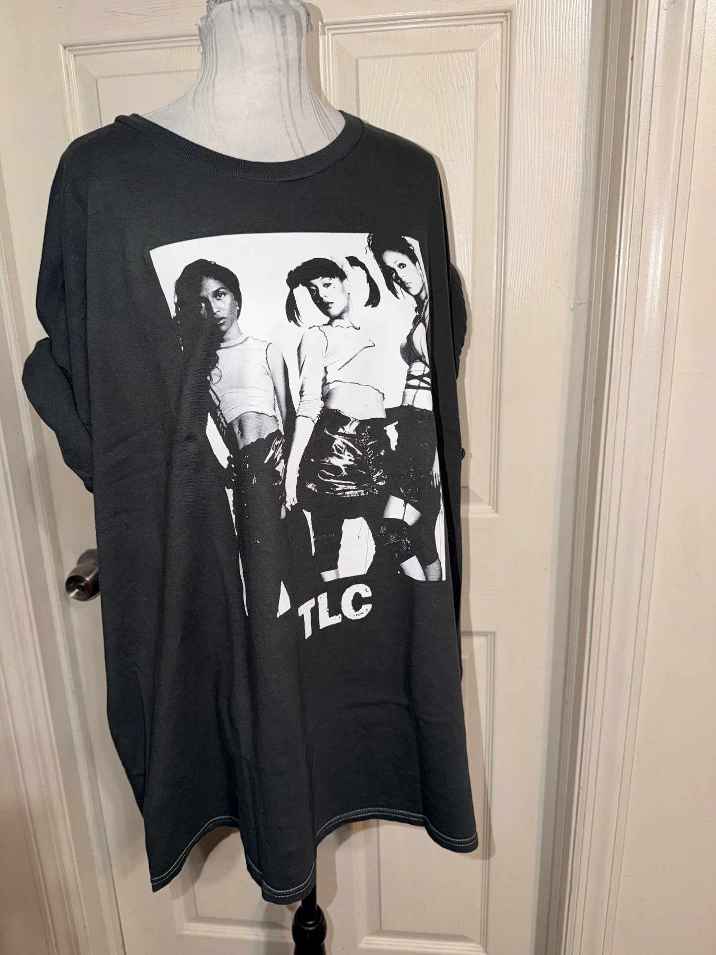 TLC Oversized Distressed Tee