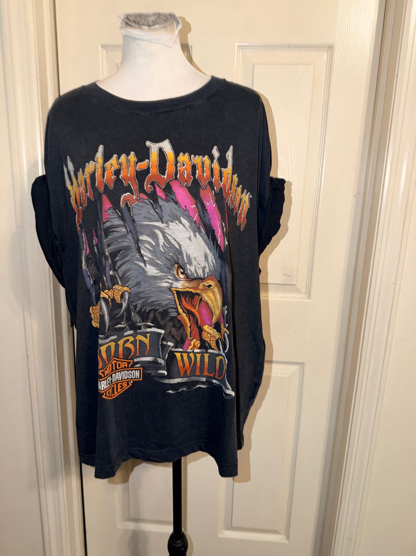 Harley Davidson Oversized Distressed Tee