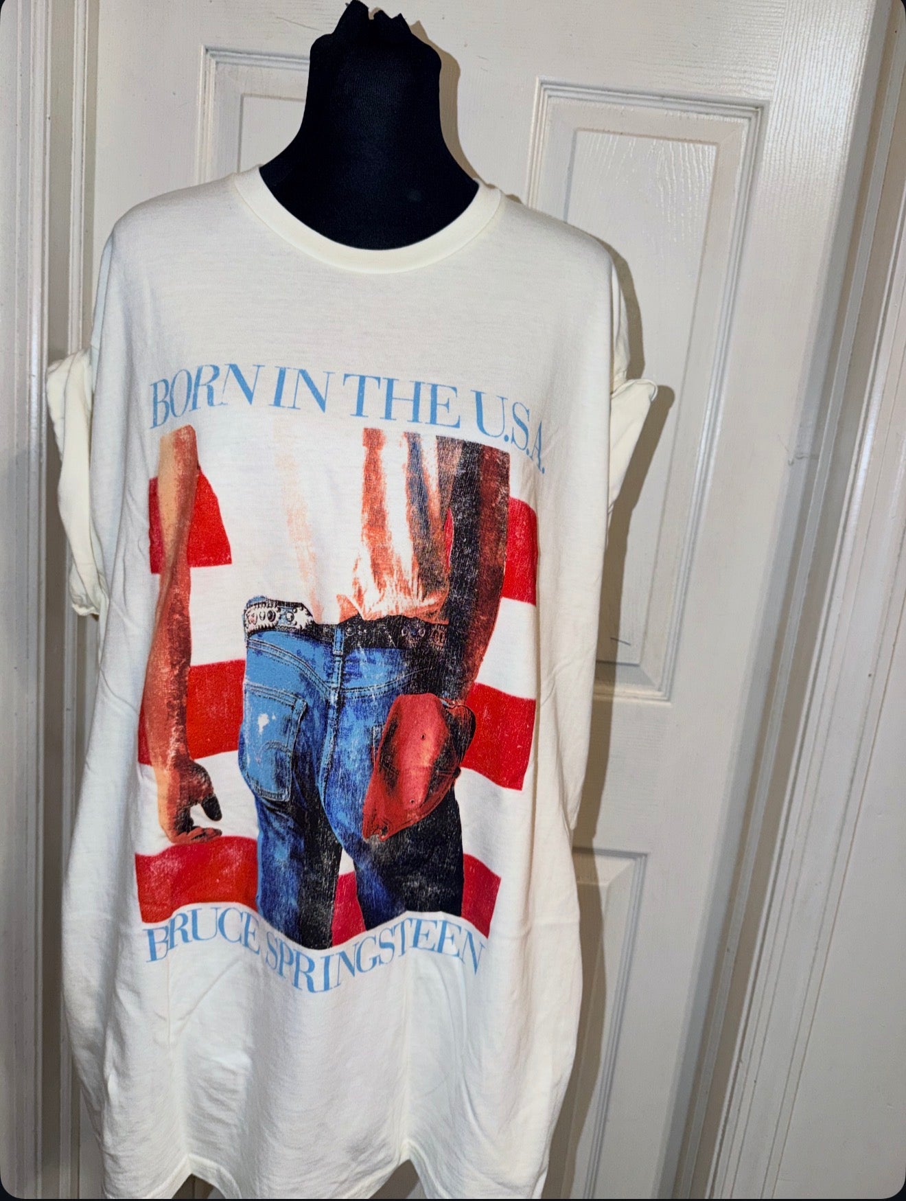 Bruce Springsteen Oversized Distressed Tee