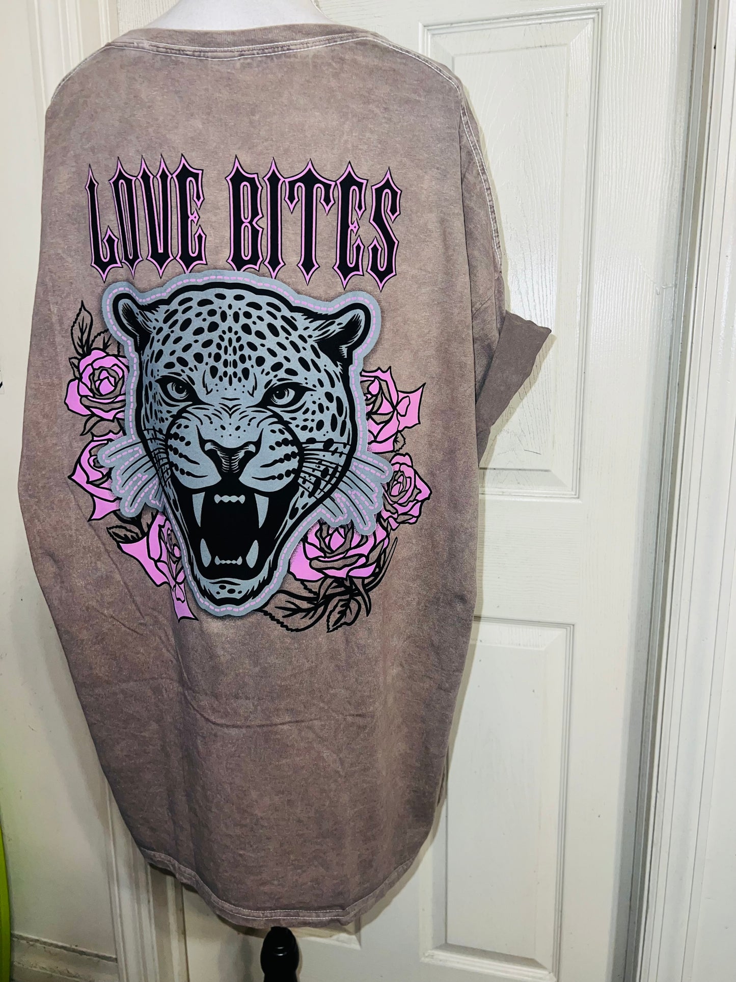 Def Leppard Double Sided Oversized Distressed Tee