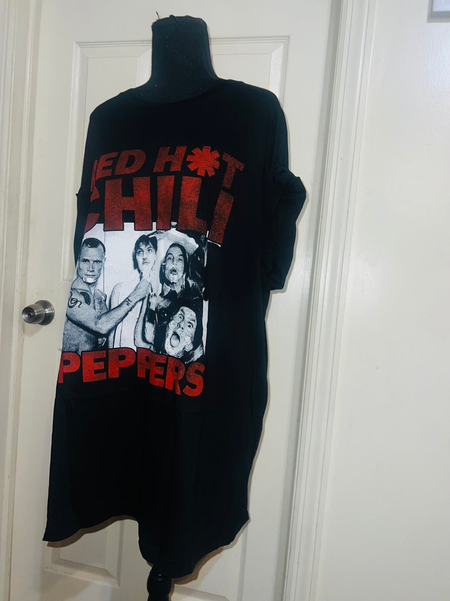 Red Hot Chili Peppers Oversized Distressed Tee