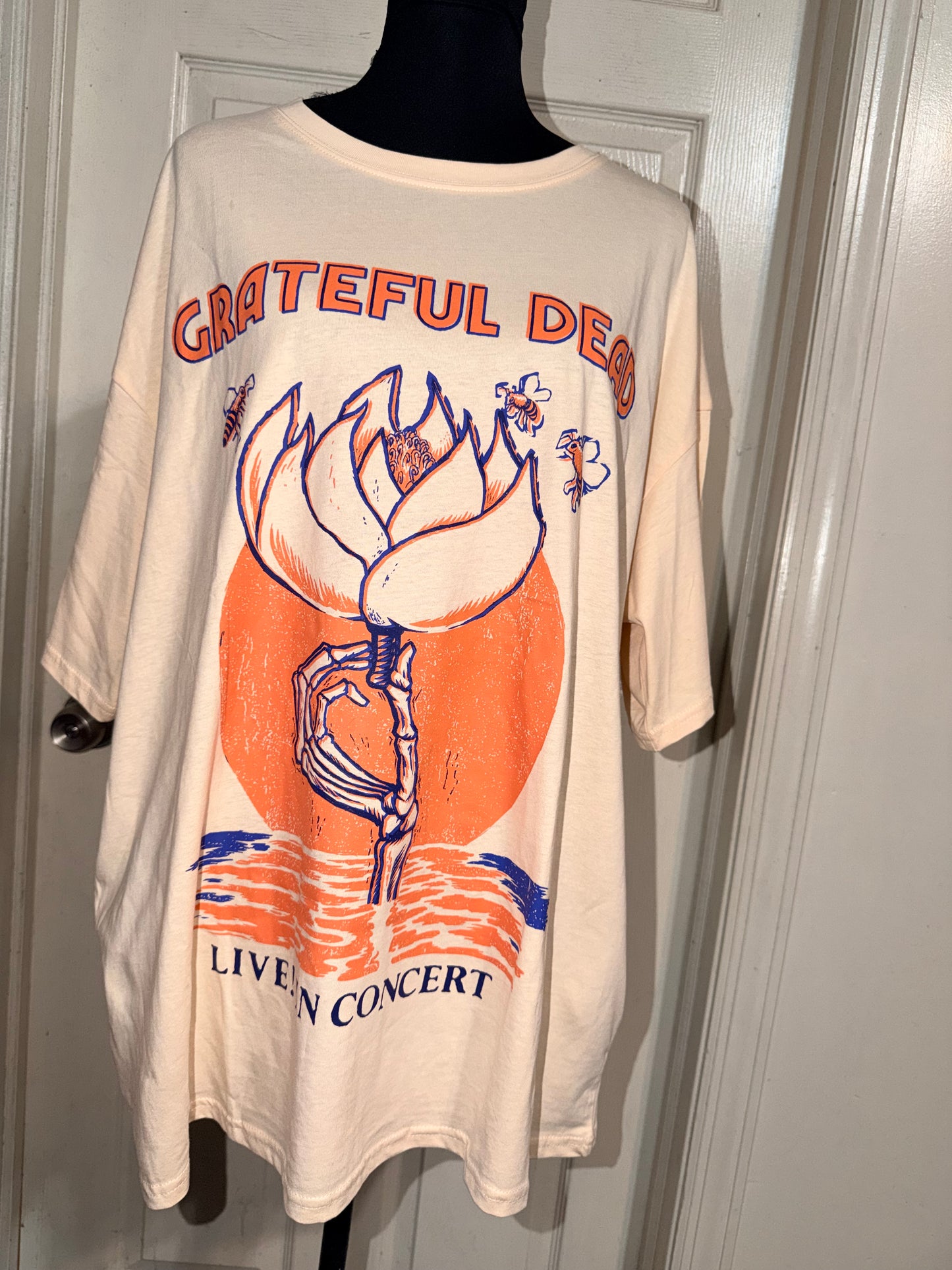 Grateful Dead Oversized Distressed Tee
