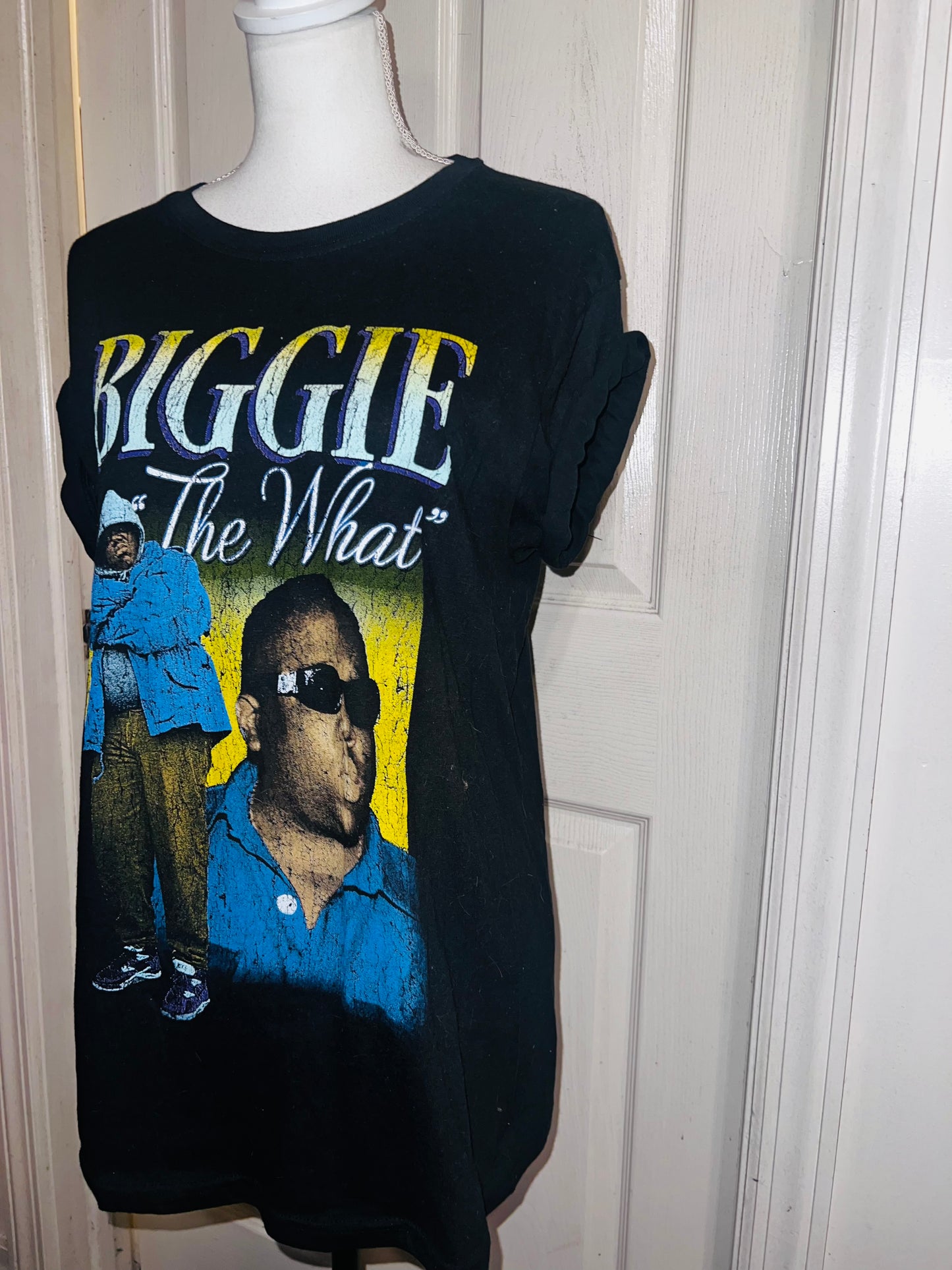 Biggie Smalls Oversized Distressed Tee