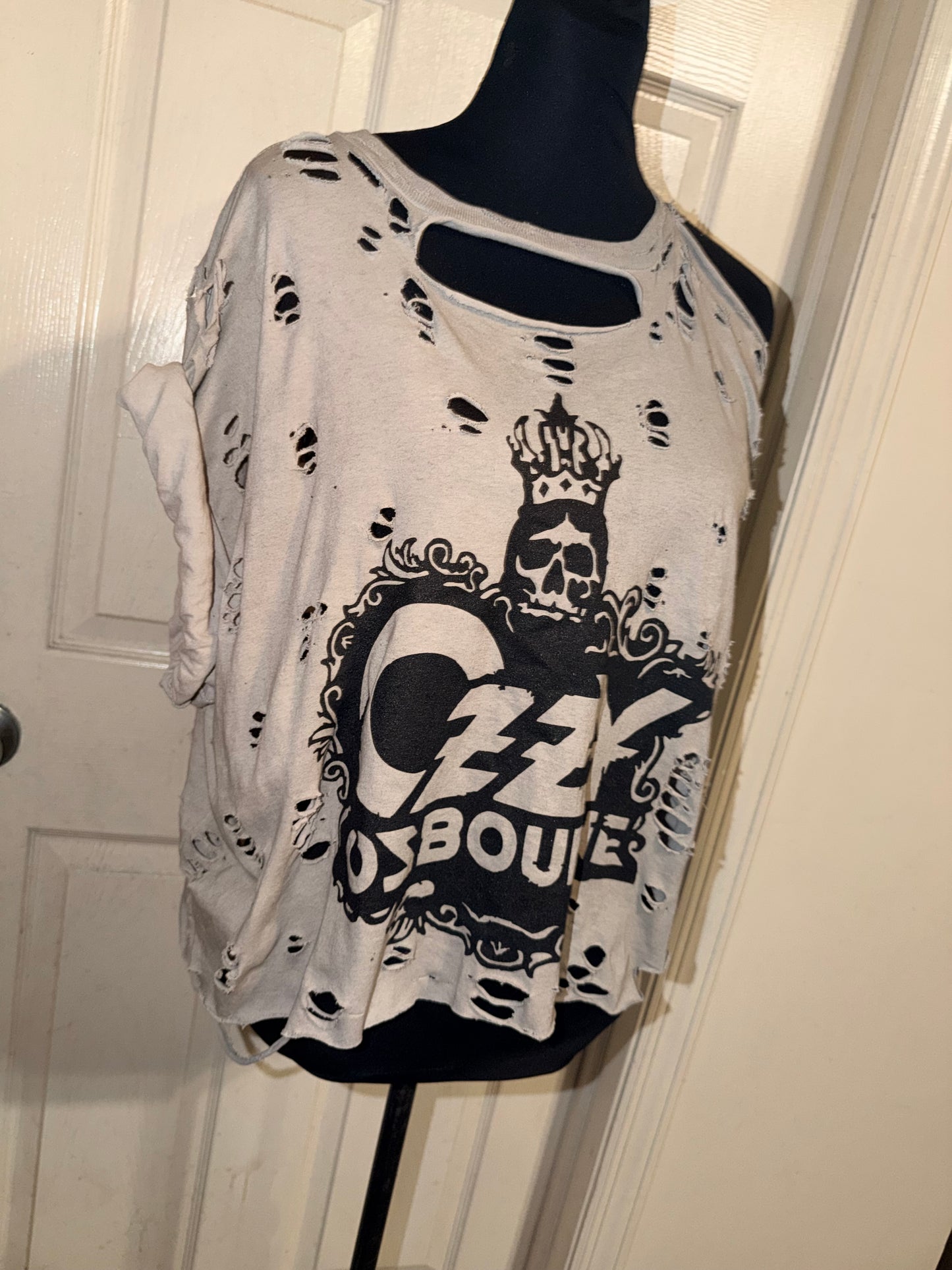 Ozzy Osbourne Oversized Distressed Tee (As Is)