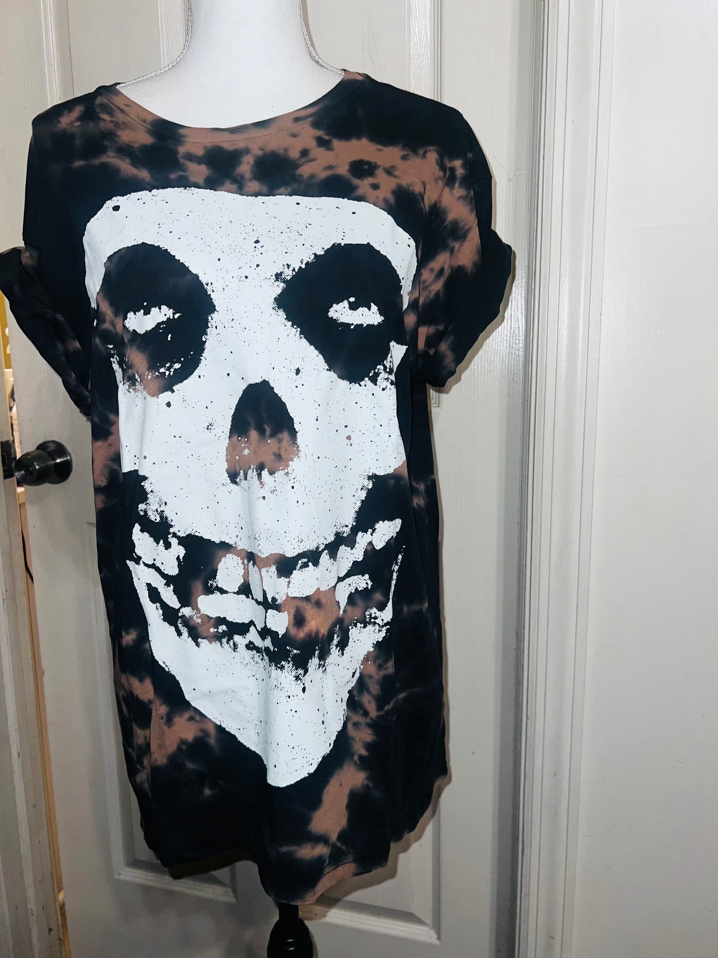 Misfits Double Sided Oversized Distressed Tee