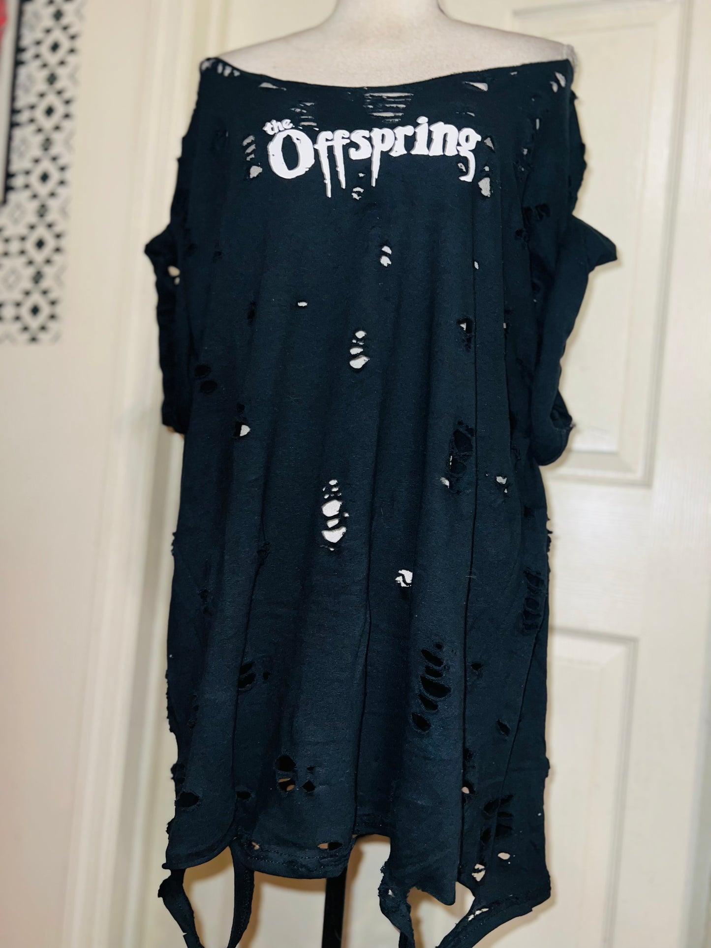 The Offspring Double Sided Oversized Distressed Tee