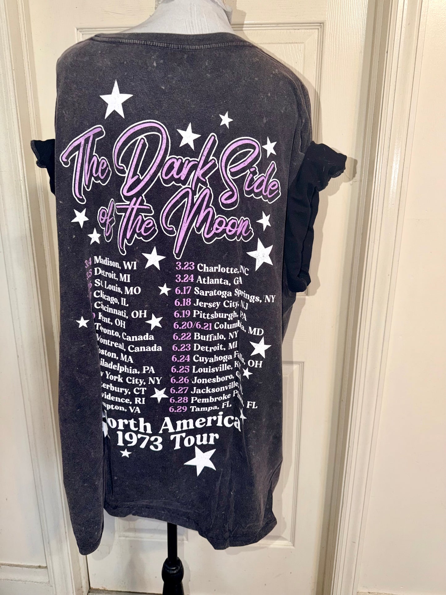 Pink Floyd Double Sided Oversized Distressed Tee