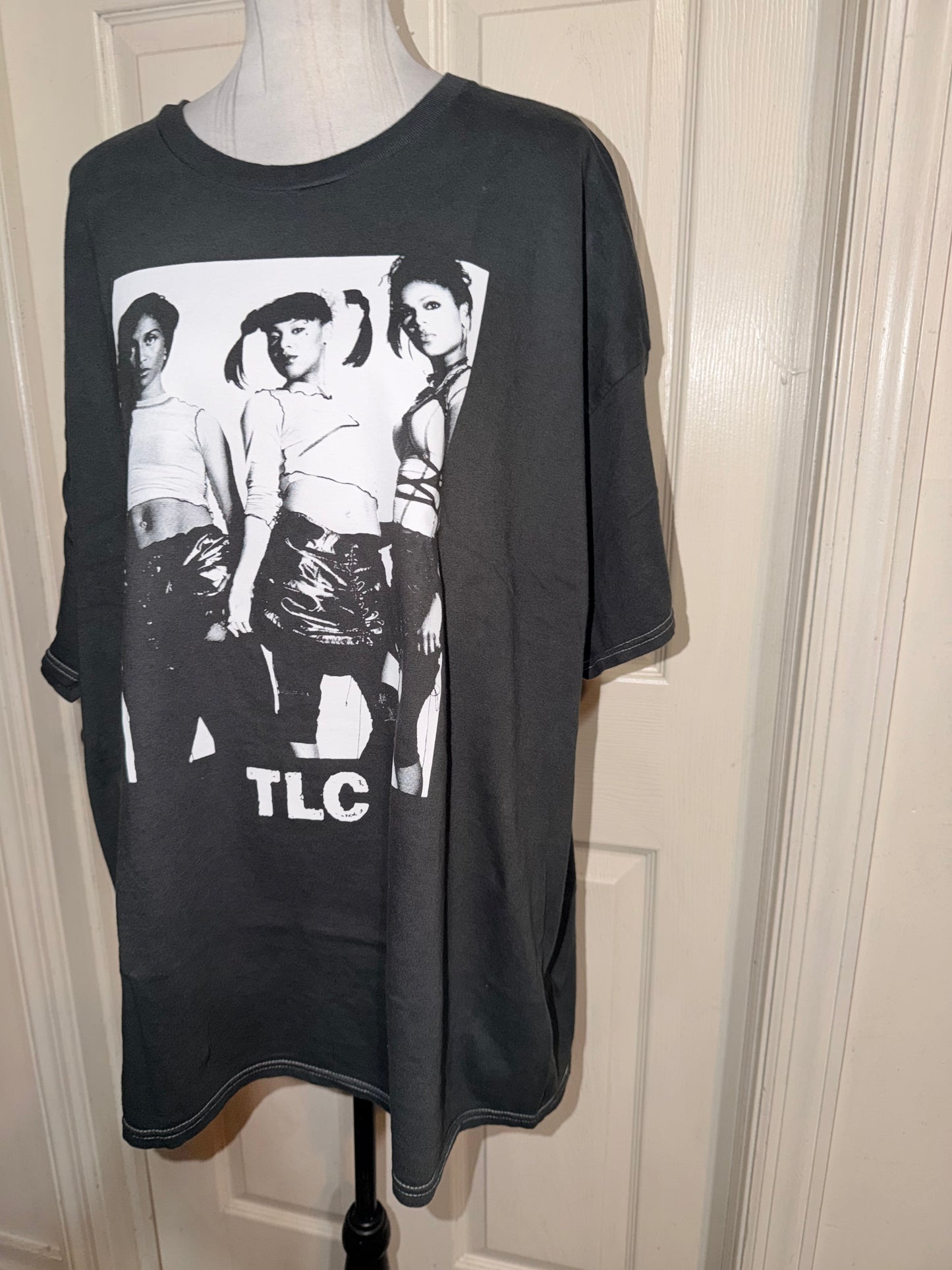 TLC Oversized Distressed Tee