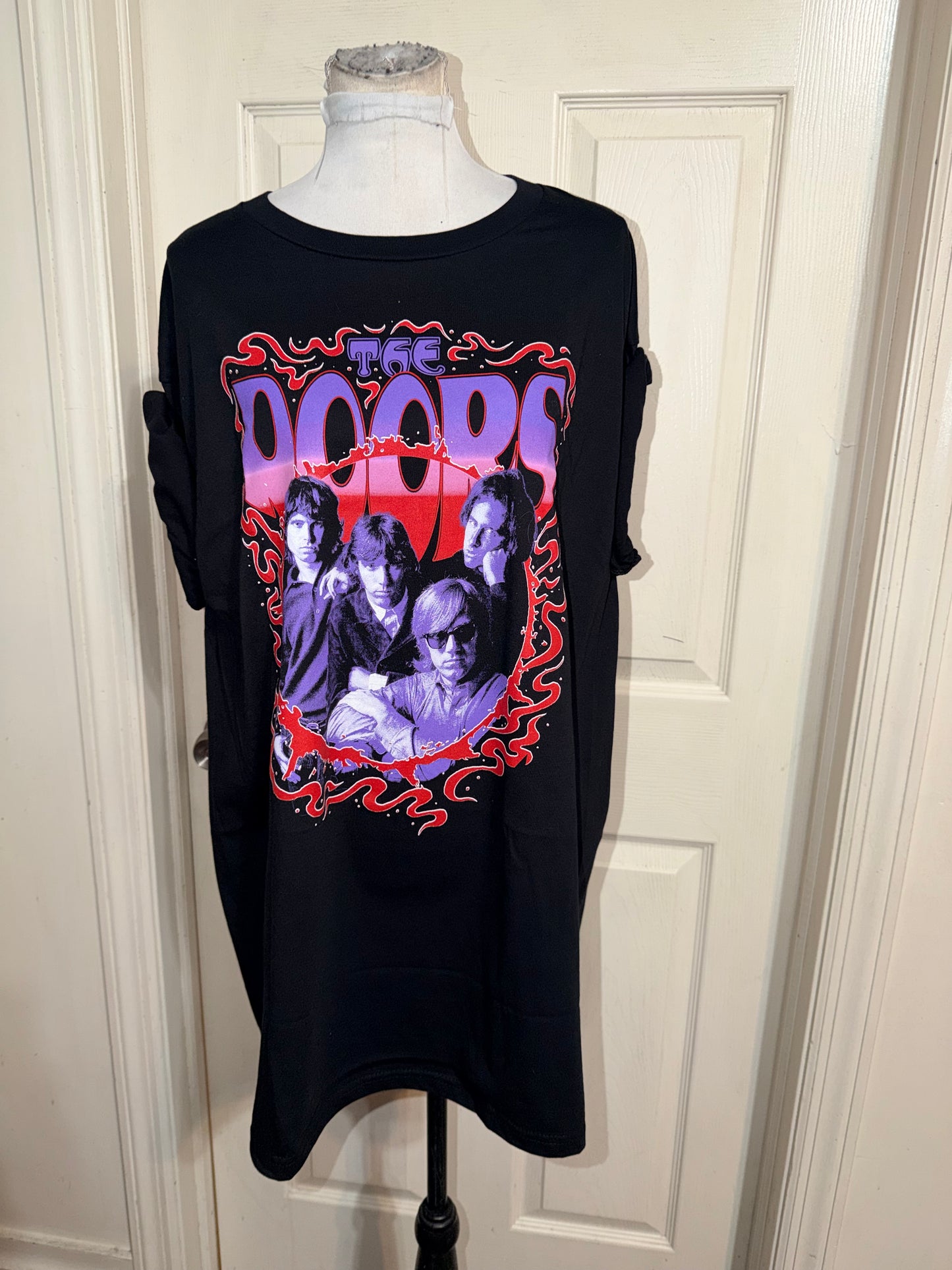 The Doors Double Sided Oversized Distressed Tee