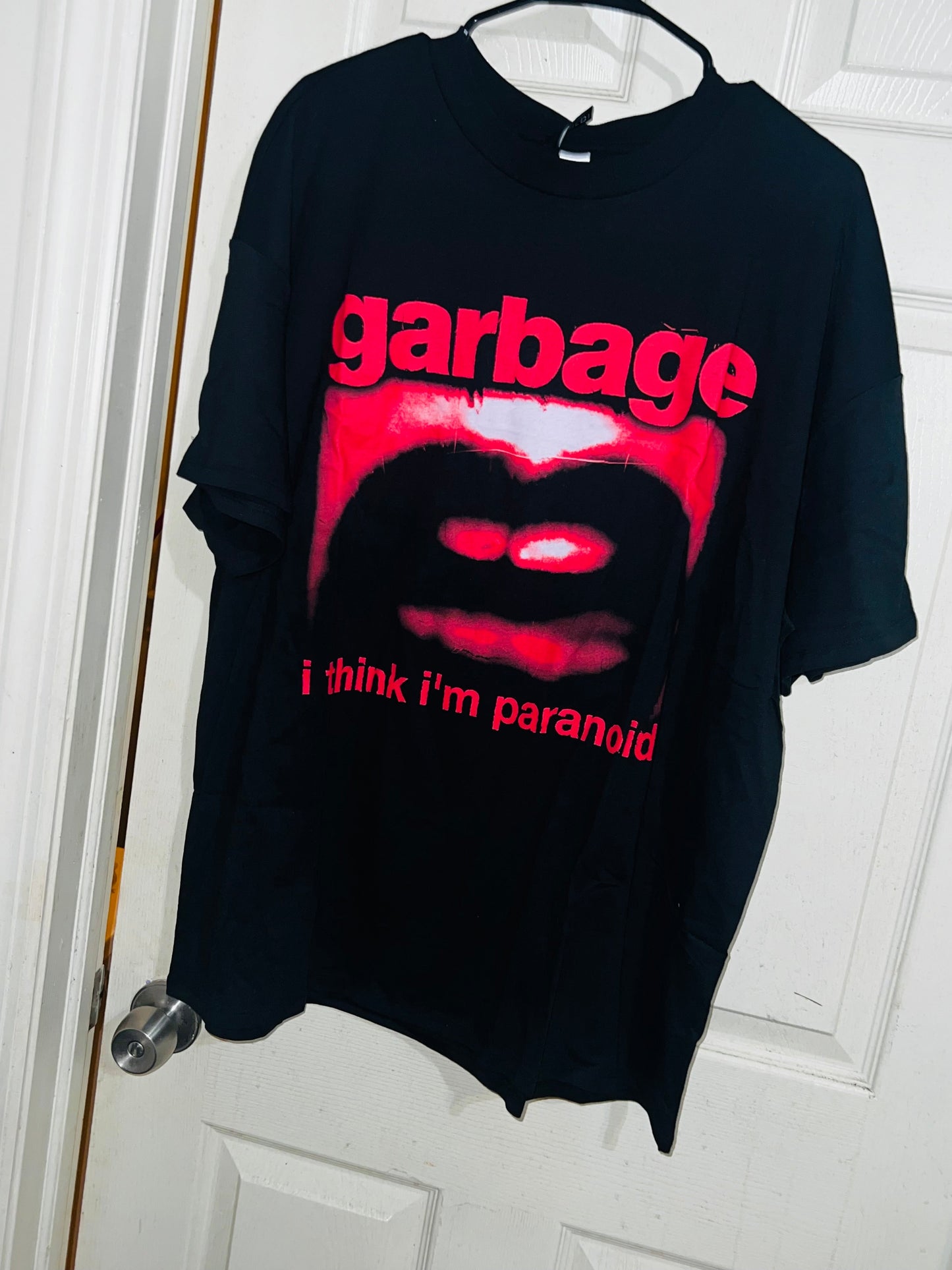 Garbage Oversized Distressed Tee