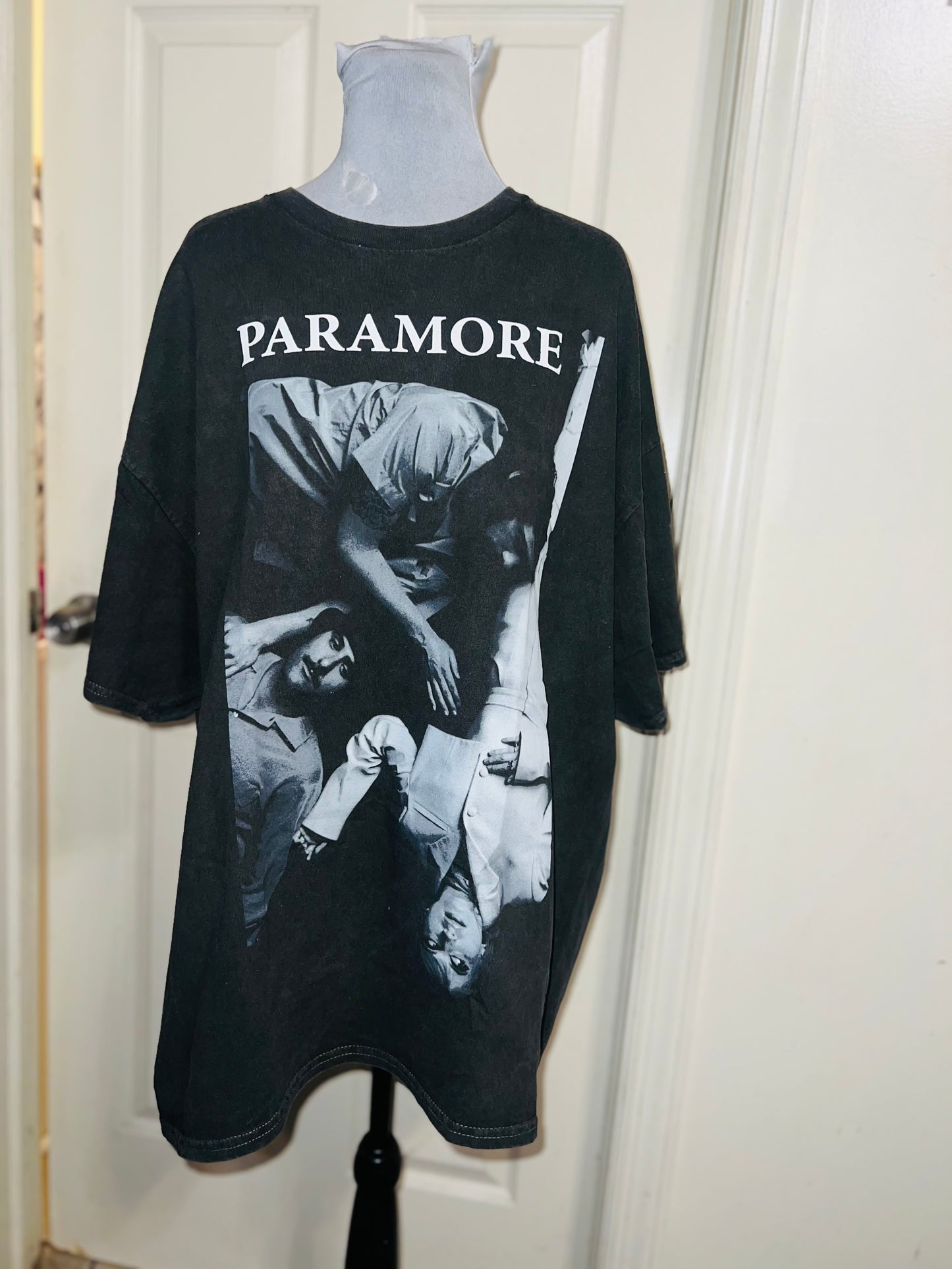 Paramore Oversized Distressed Tee