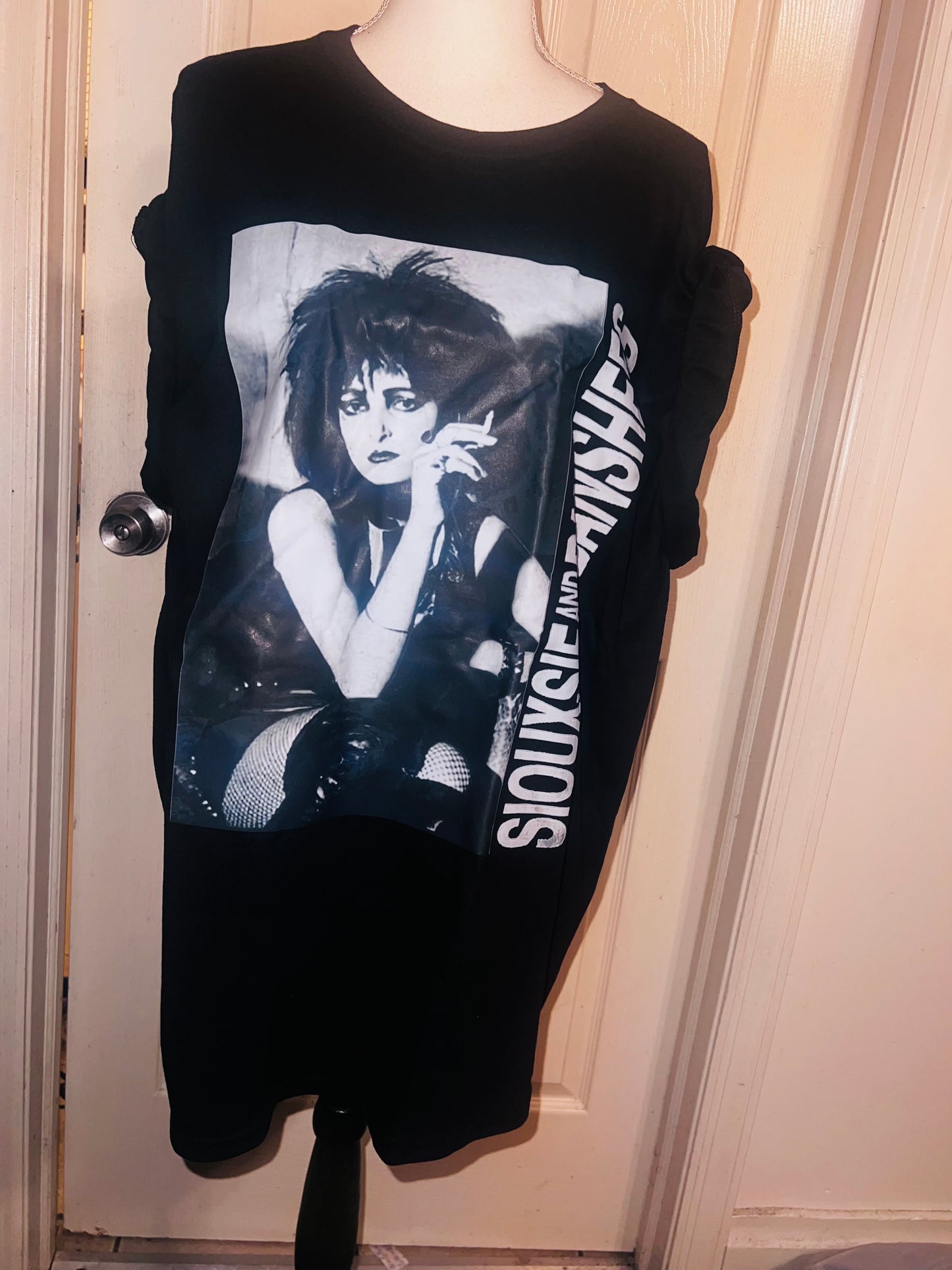 Siouxsie and the Banshees Oversized Distressed Tee