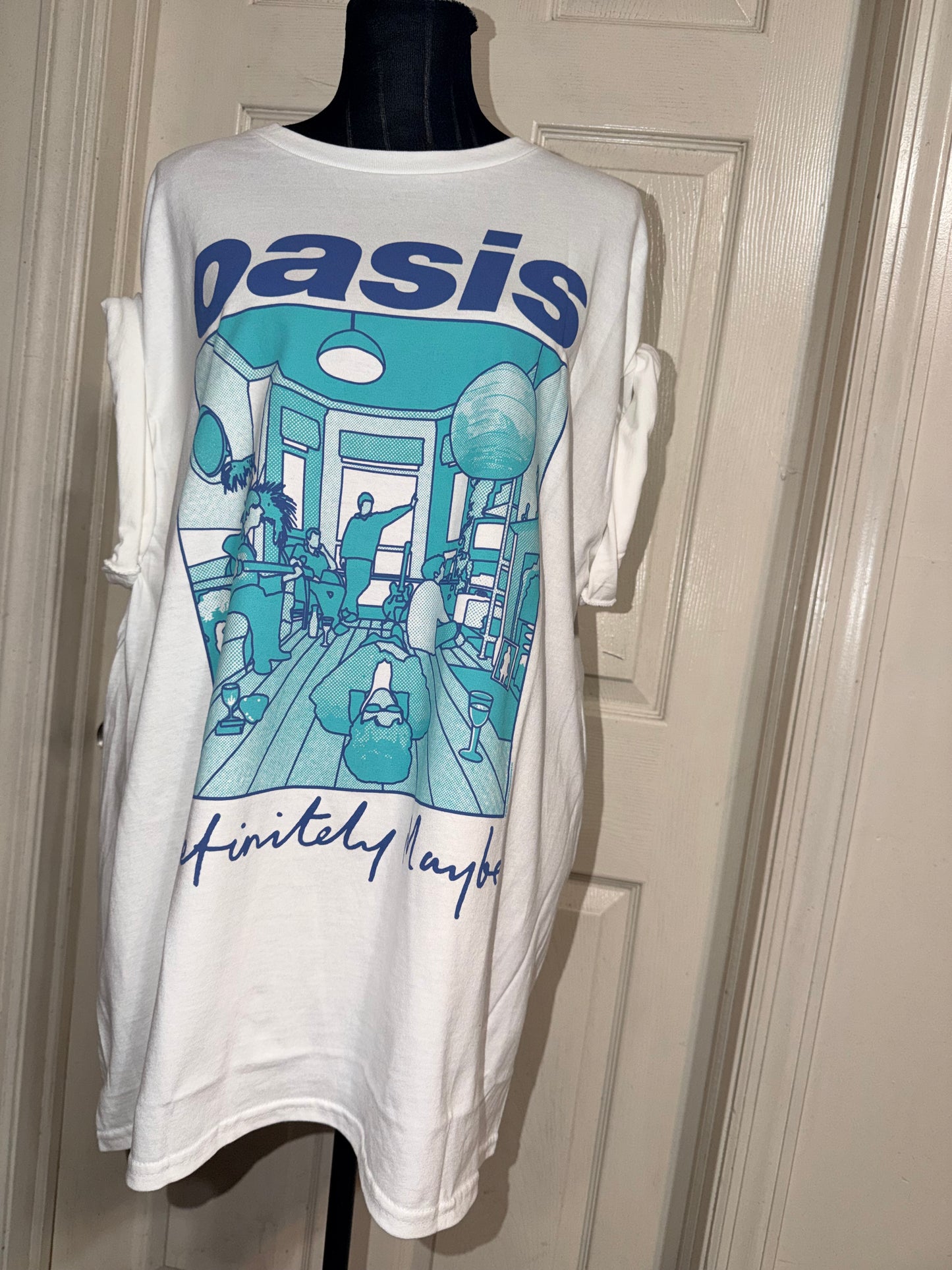 Oasis Oversized Distressed Tee