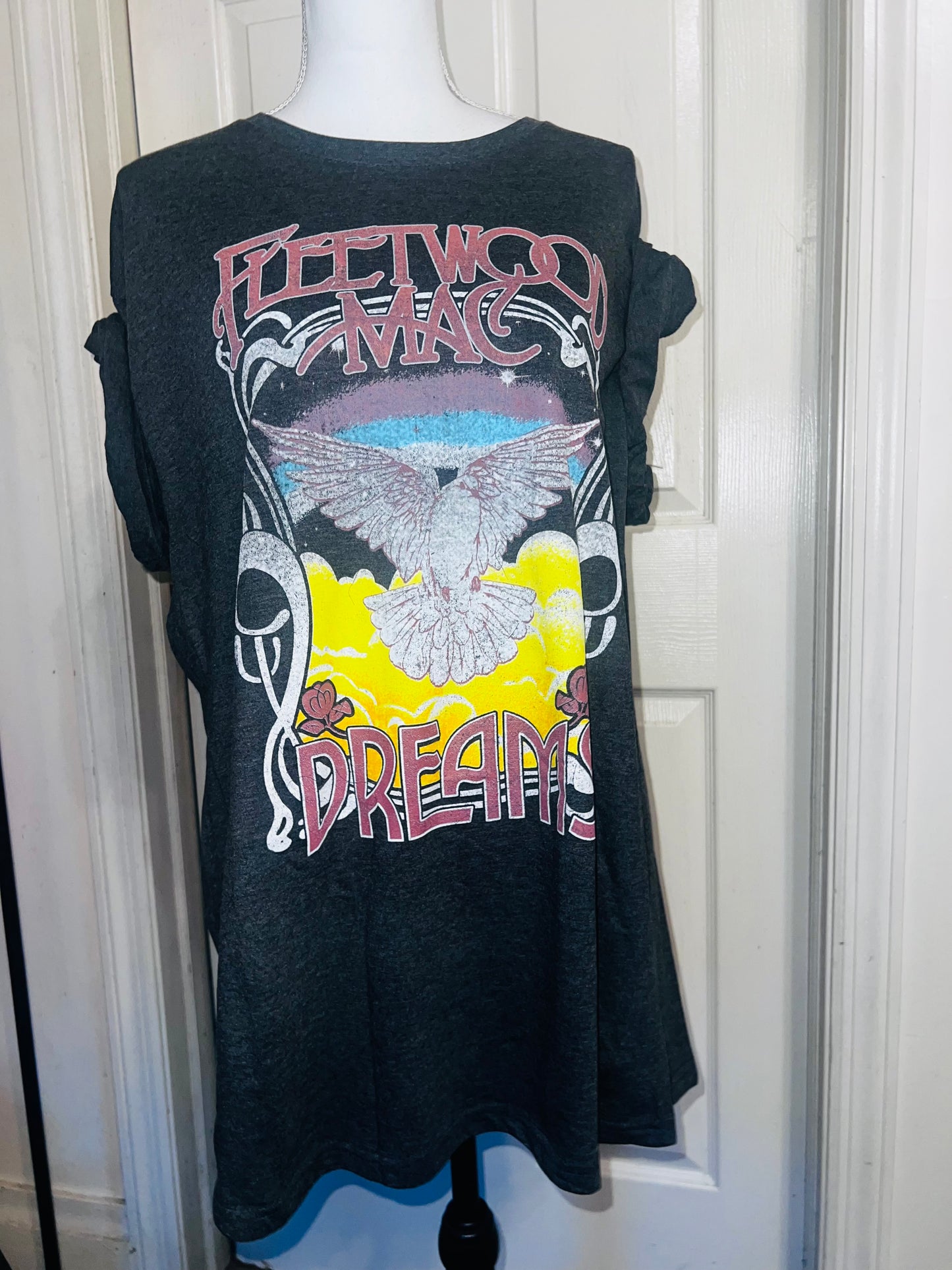 Fleetwood Mac Oversized Distressed Tee