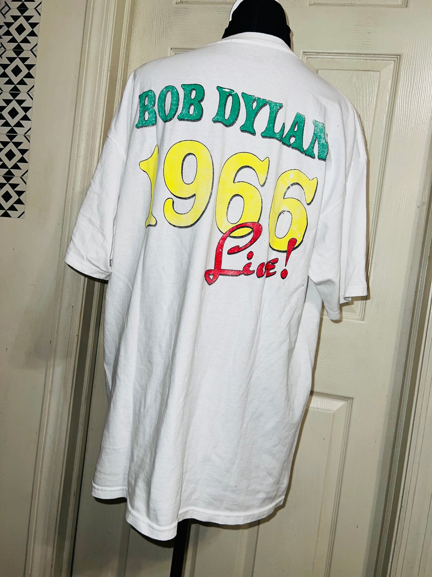 Bob Dylan Double Sided Oversized Distressed Tee