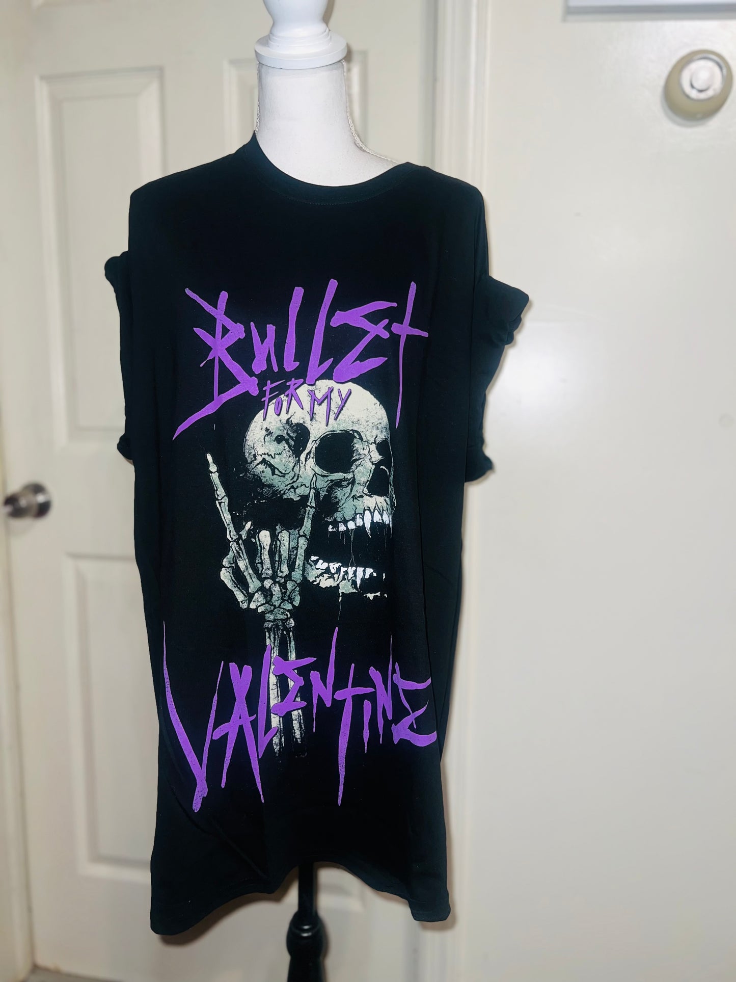 Bullet for my Valentine Oversized Distressed Tee